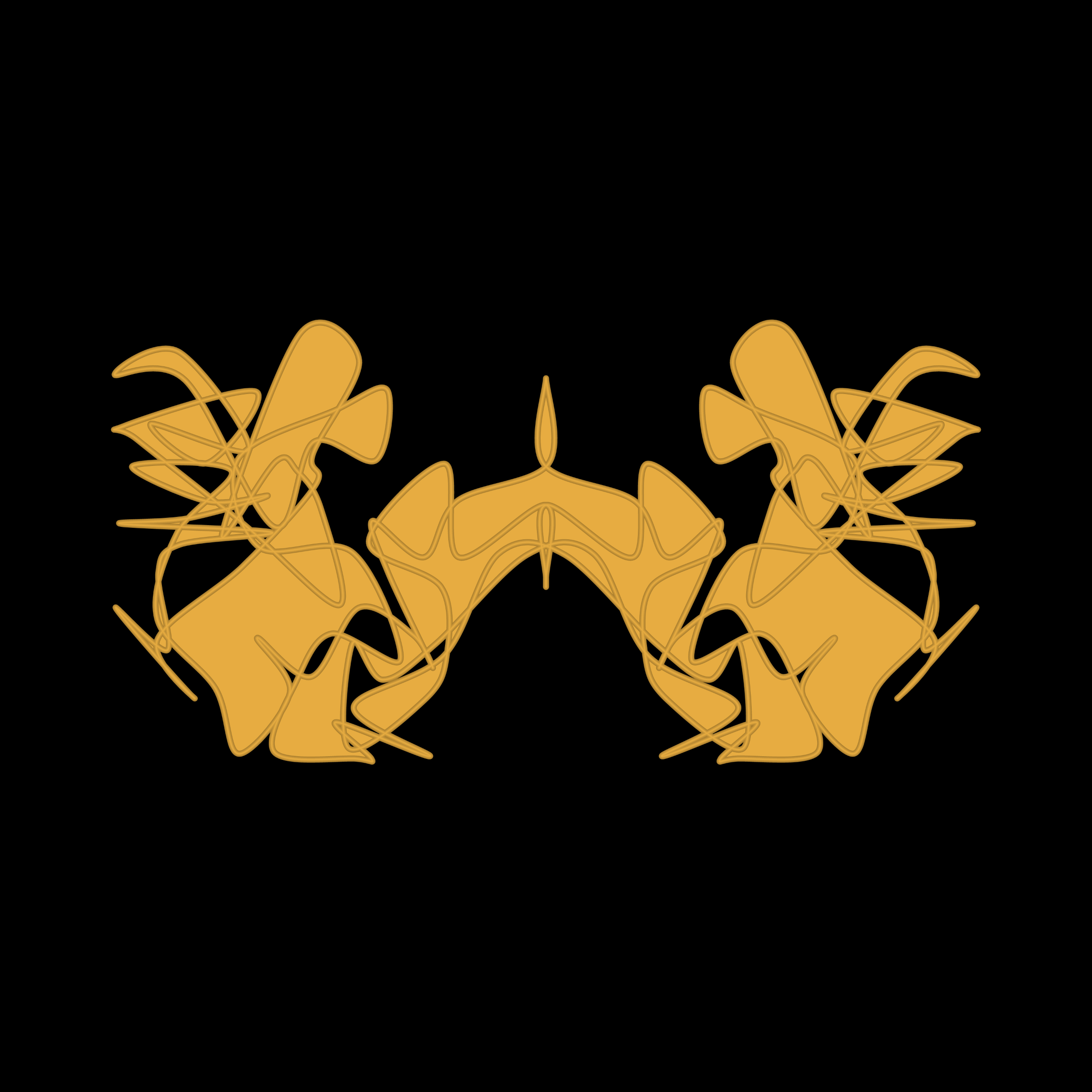 Art Blocks - Art Blocks v2 - Cryptoblots #1724 - NFT # 3001724