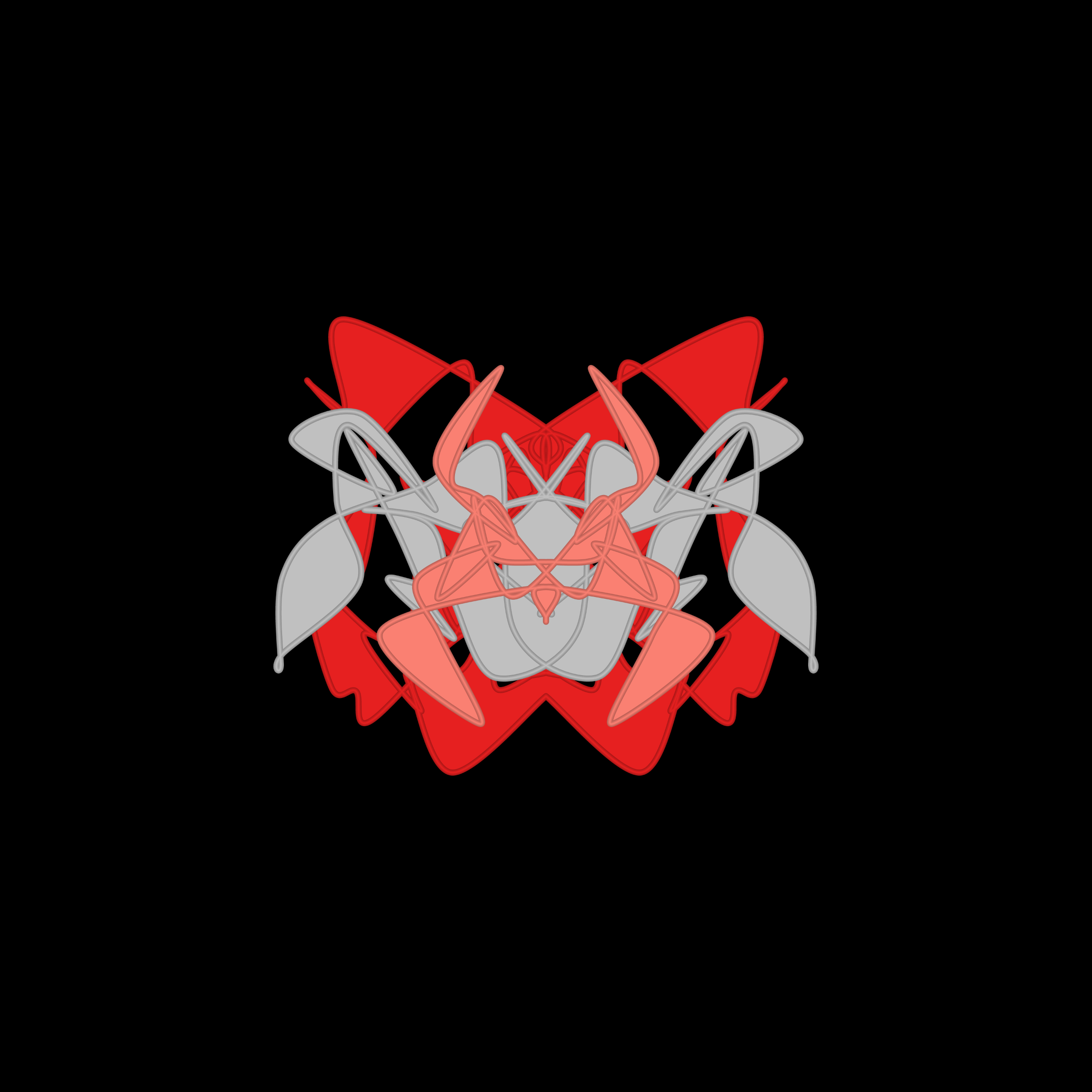 Art Blocks - Art Blocks v2 - Cryptoblots #1725 - NFT # 3001725