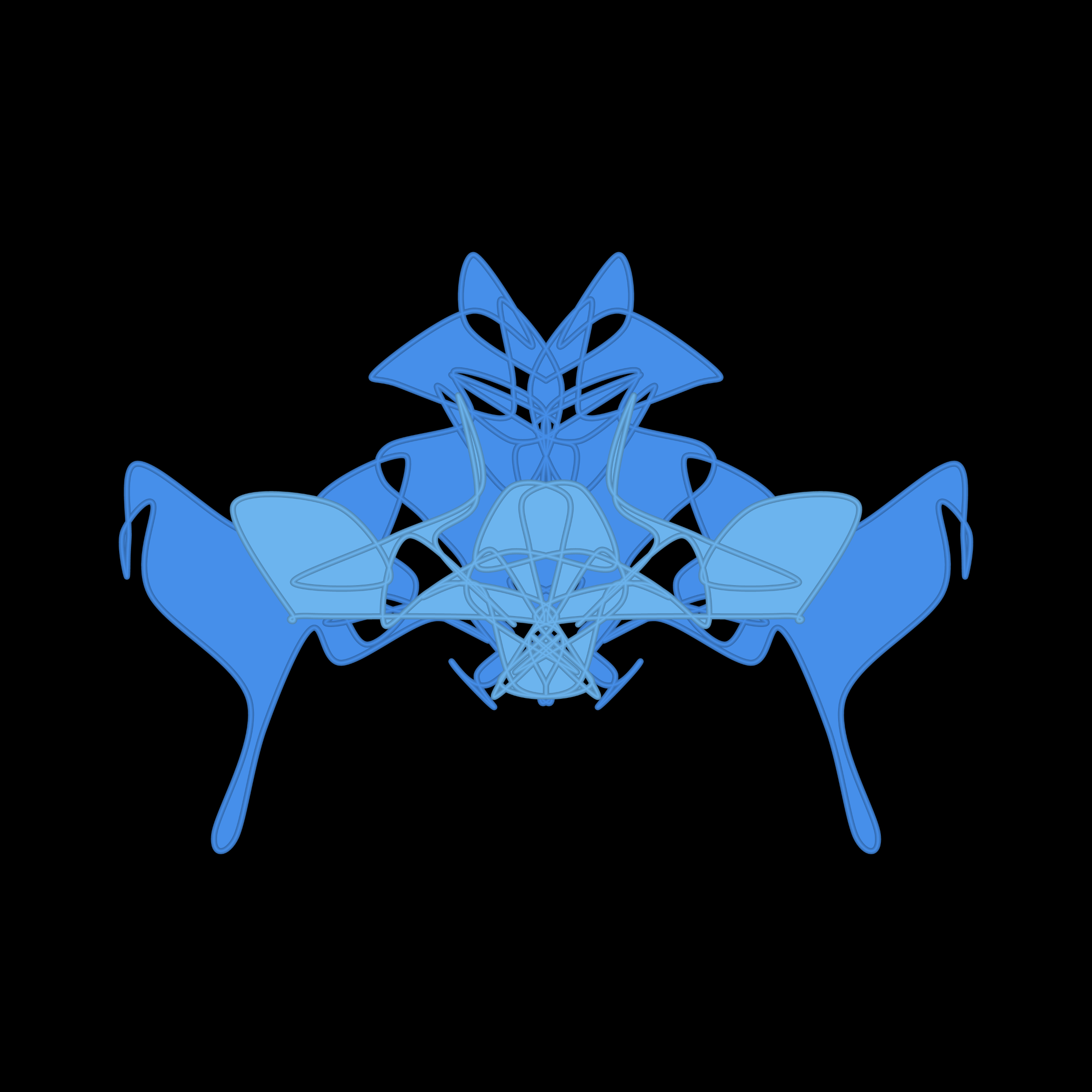 Art Blocks - Art Blocks v2 - Cryptoblots #1730 - NFT # 3001730