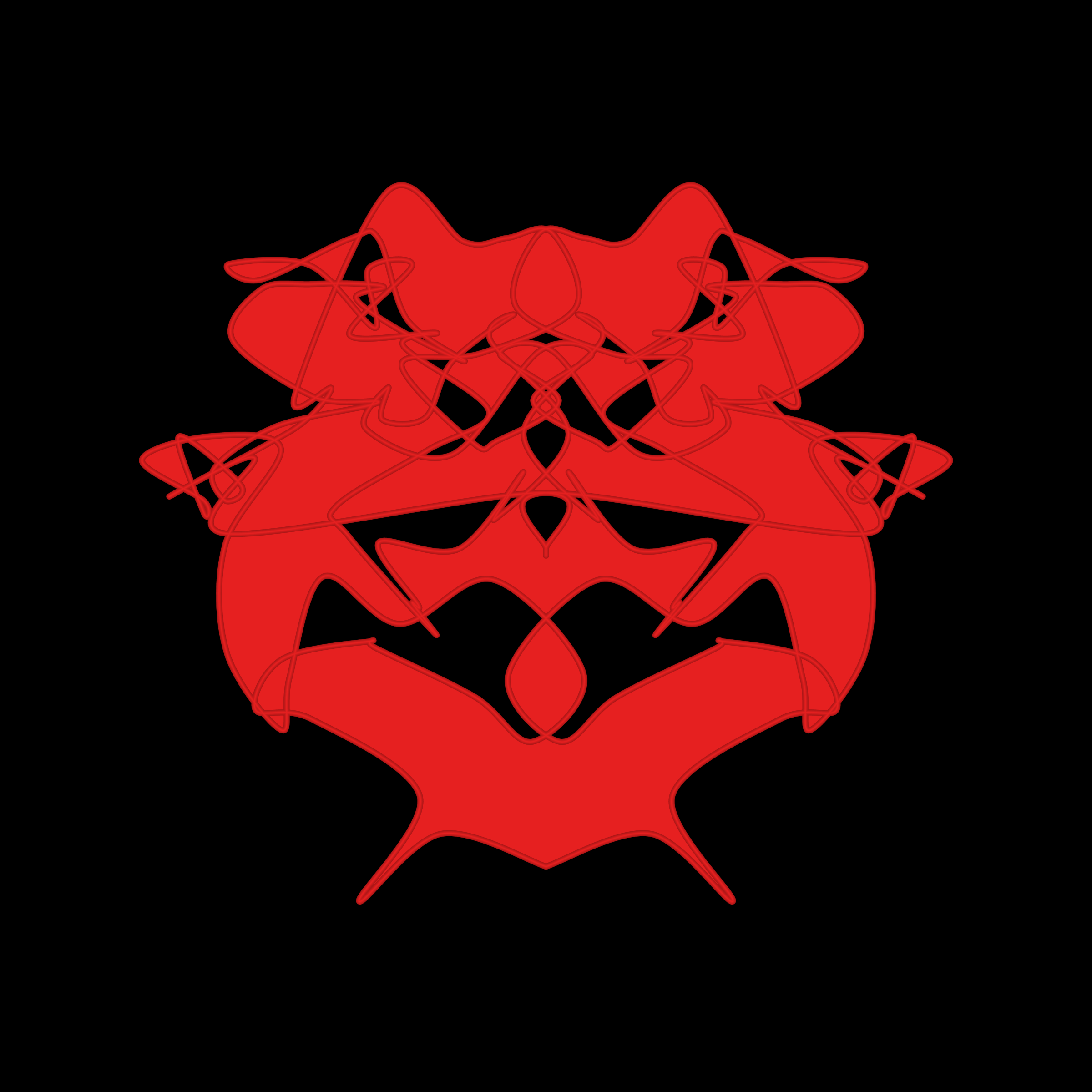 Art Blocks - Art Blocks v2 - Cryptoblots #1733 - NFT # 3001733