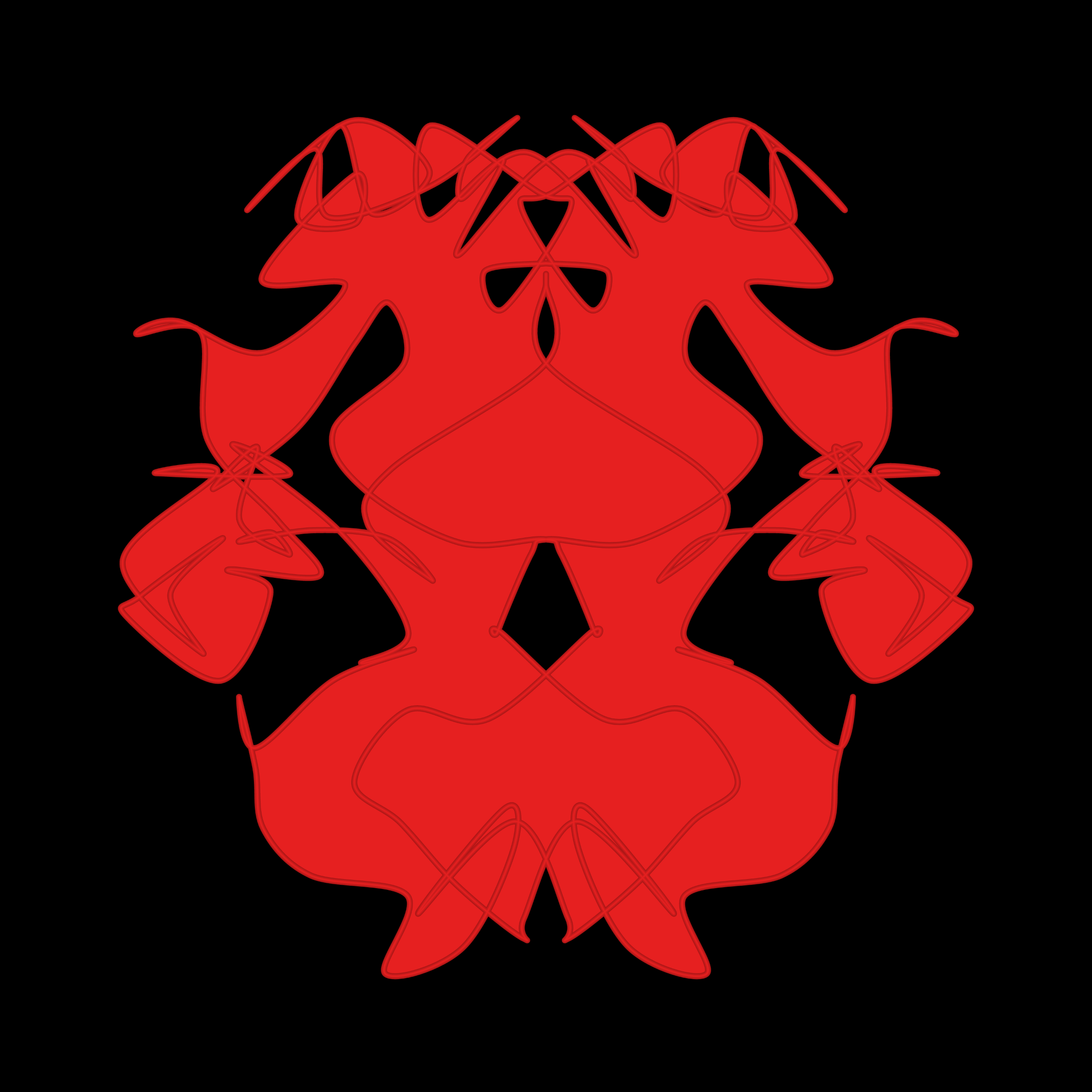 Art Blocks - Art Blocks v2 - Cryptoblots #1742 - NFT # 3001742