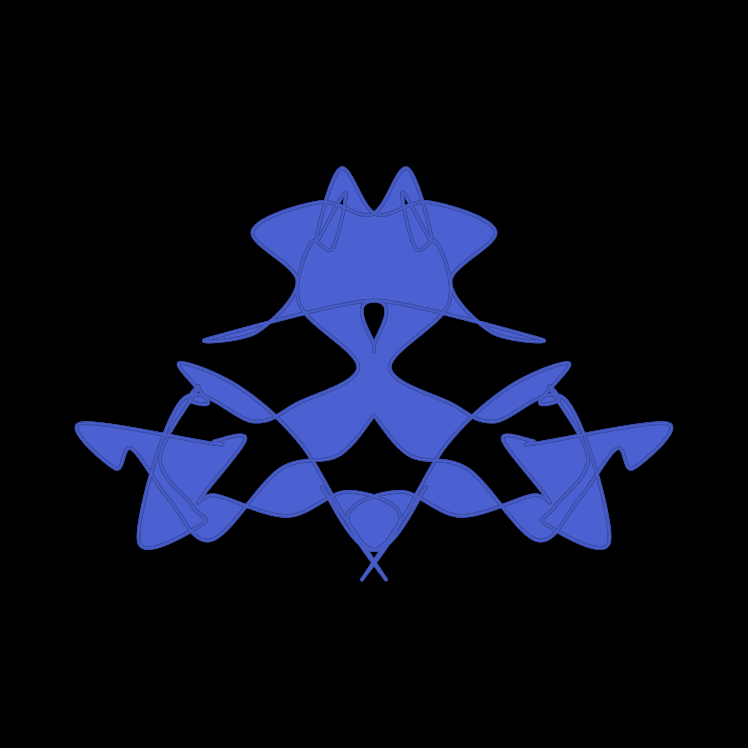 Art Blocks - Art Blocks v2 - Cryptoblots #1744 - NFT # 3001744