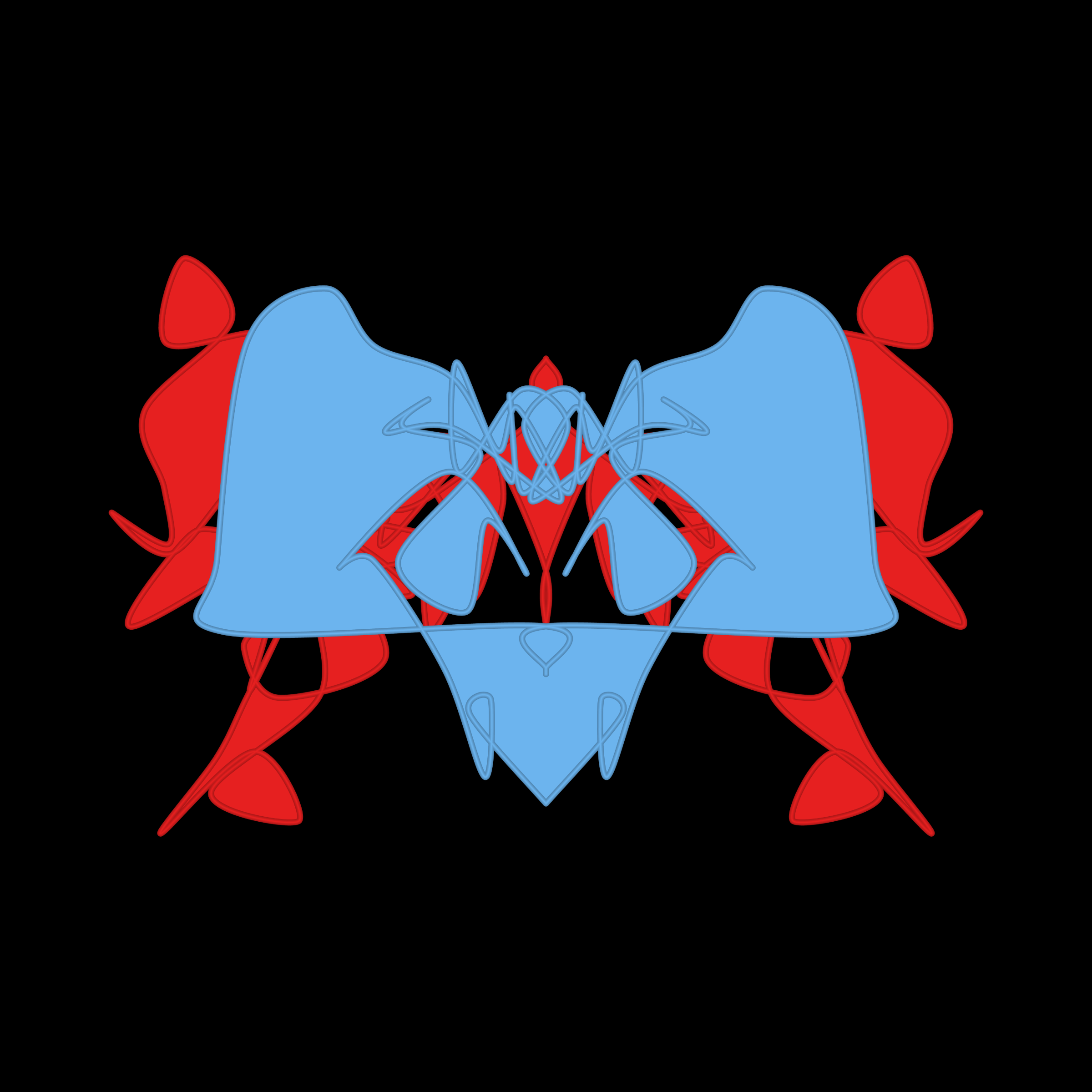 Art Blocks - Art Blocks v2 - Cryptoblots #1745 - NFT # 3001745