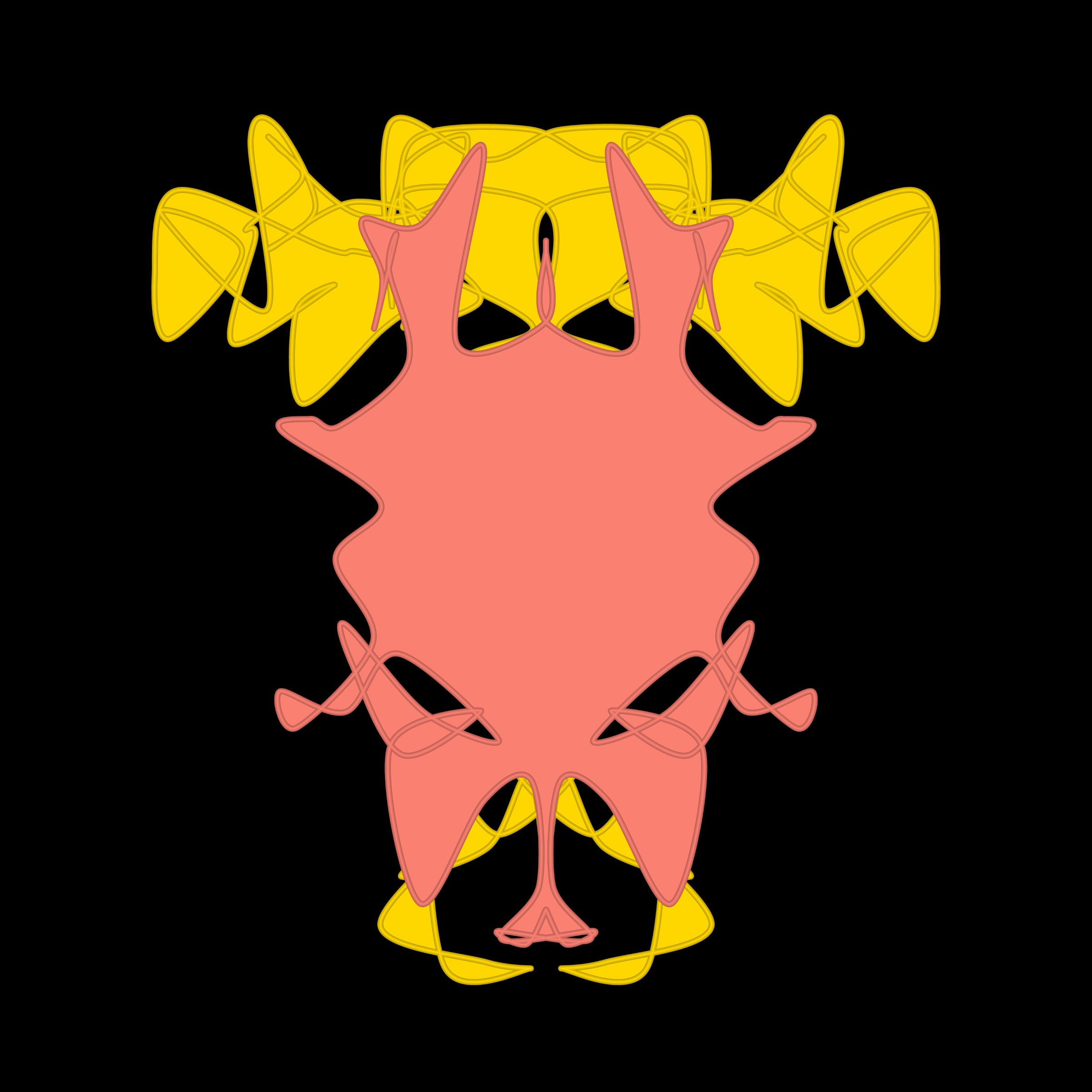 Art Blocks - Art Blocks v2 - Cryptoblots #1751 - NFT # 3001751