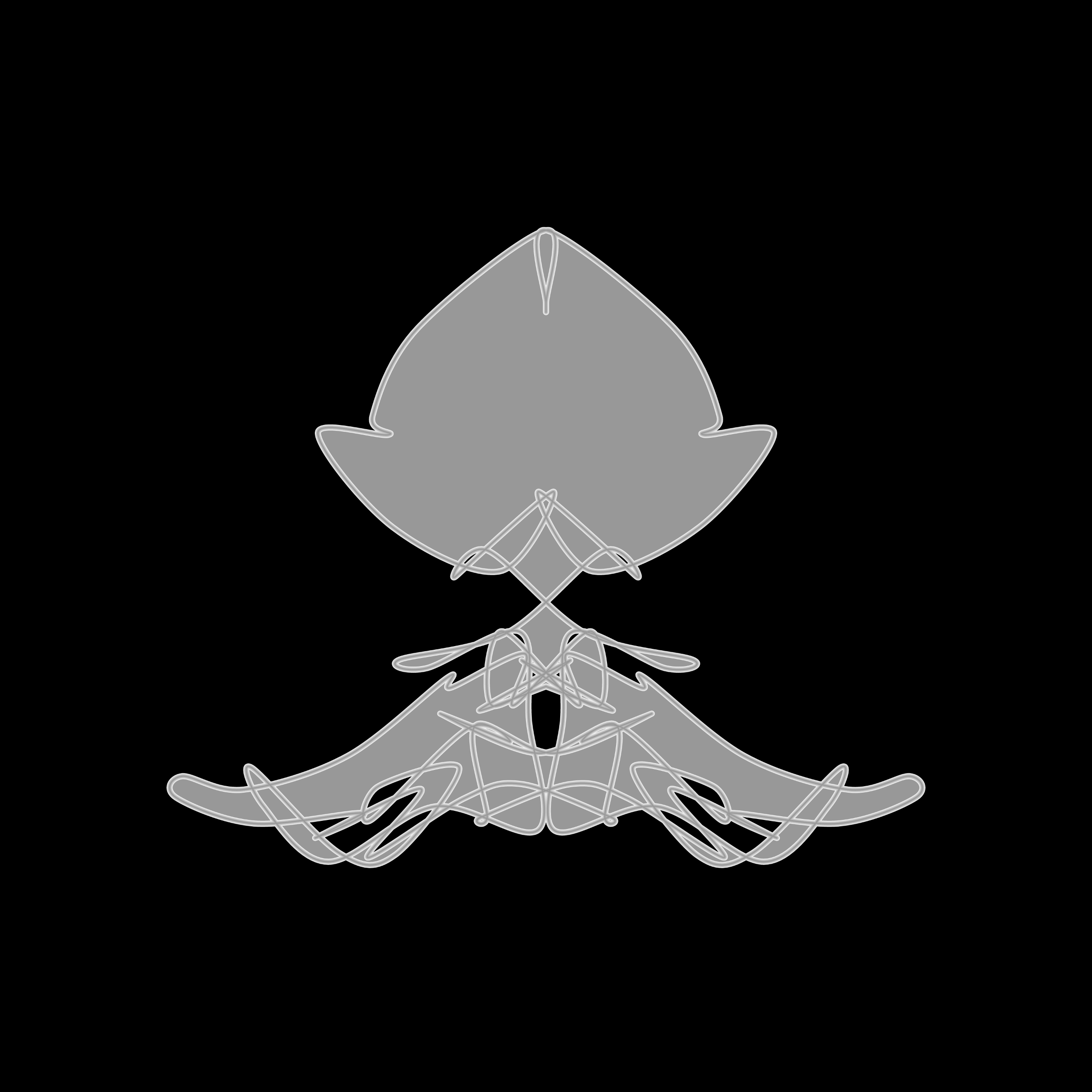 Art Blocks - Art Blocks v2 - Cryptoblots #1754 - NFT # 3001754