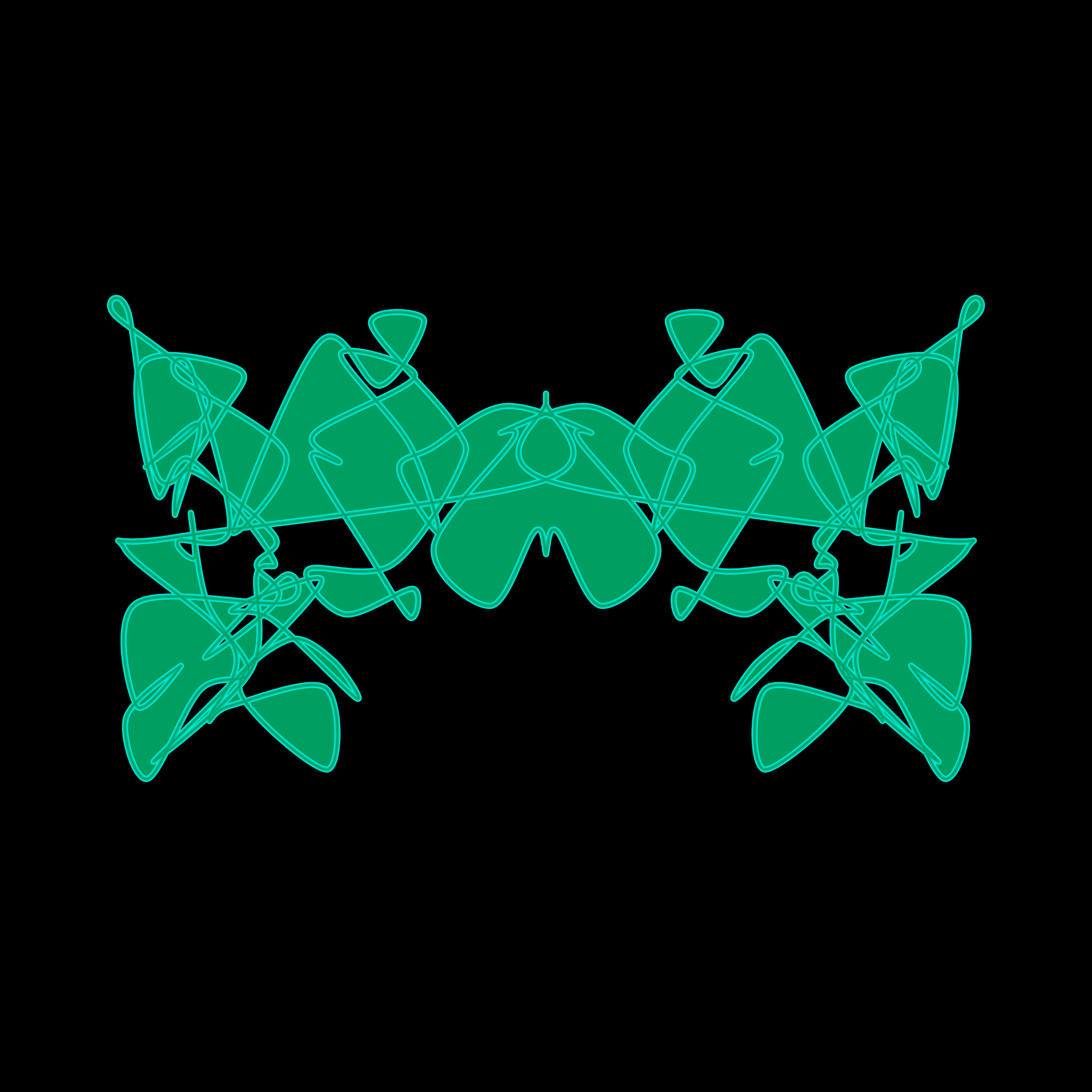 Art Blocks - Art Blocks v2 - Cryptoblots #1755 - NFT # 3001755