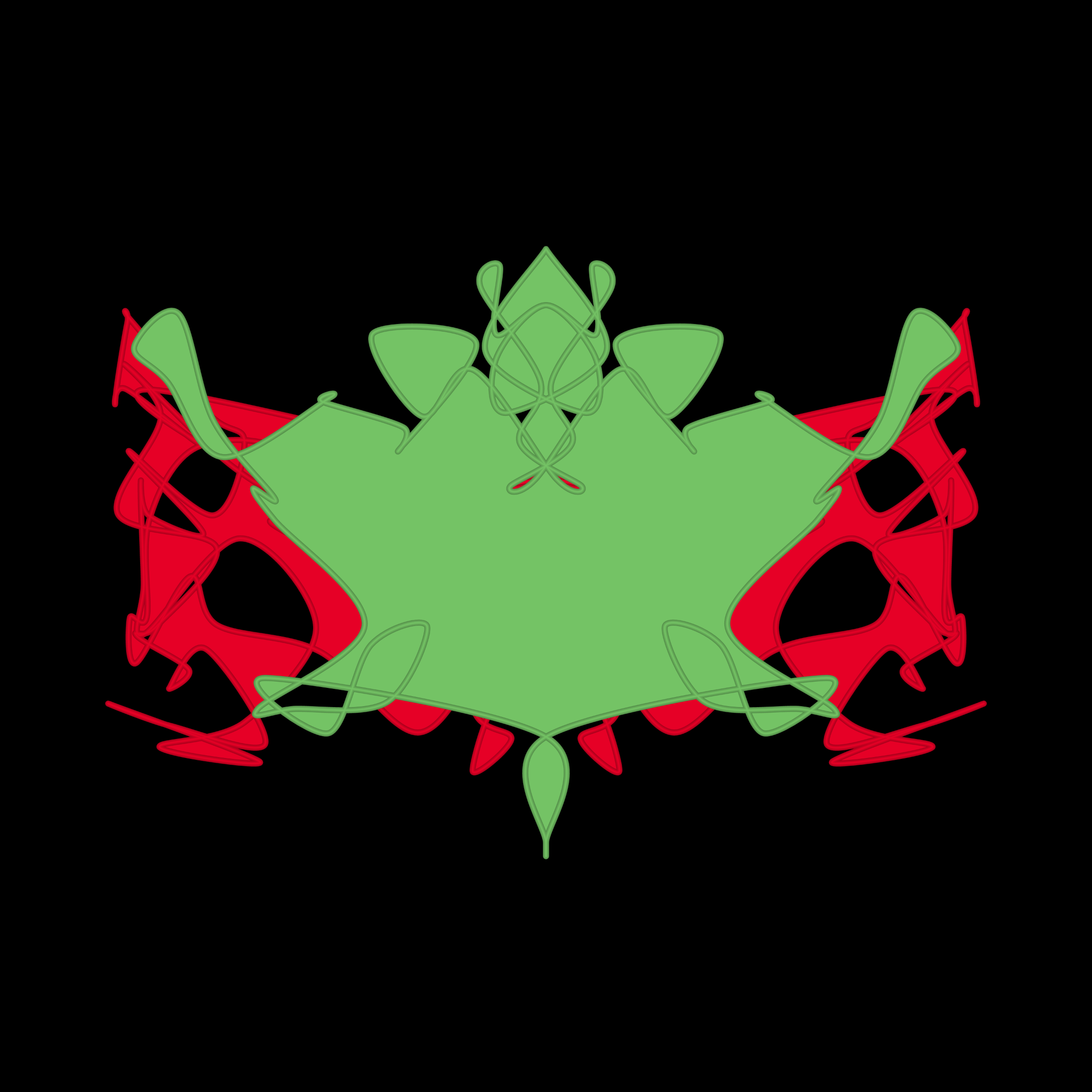 Art Blocks - Art Blocks v2 - Cryptoblots #1760 - NFT # 3001760