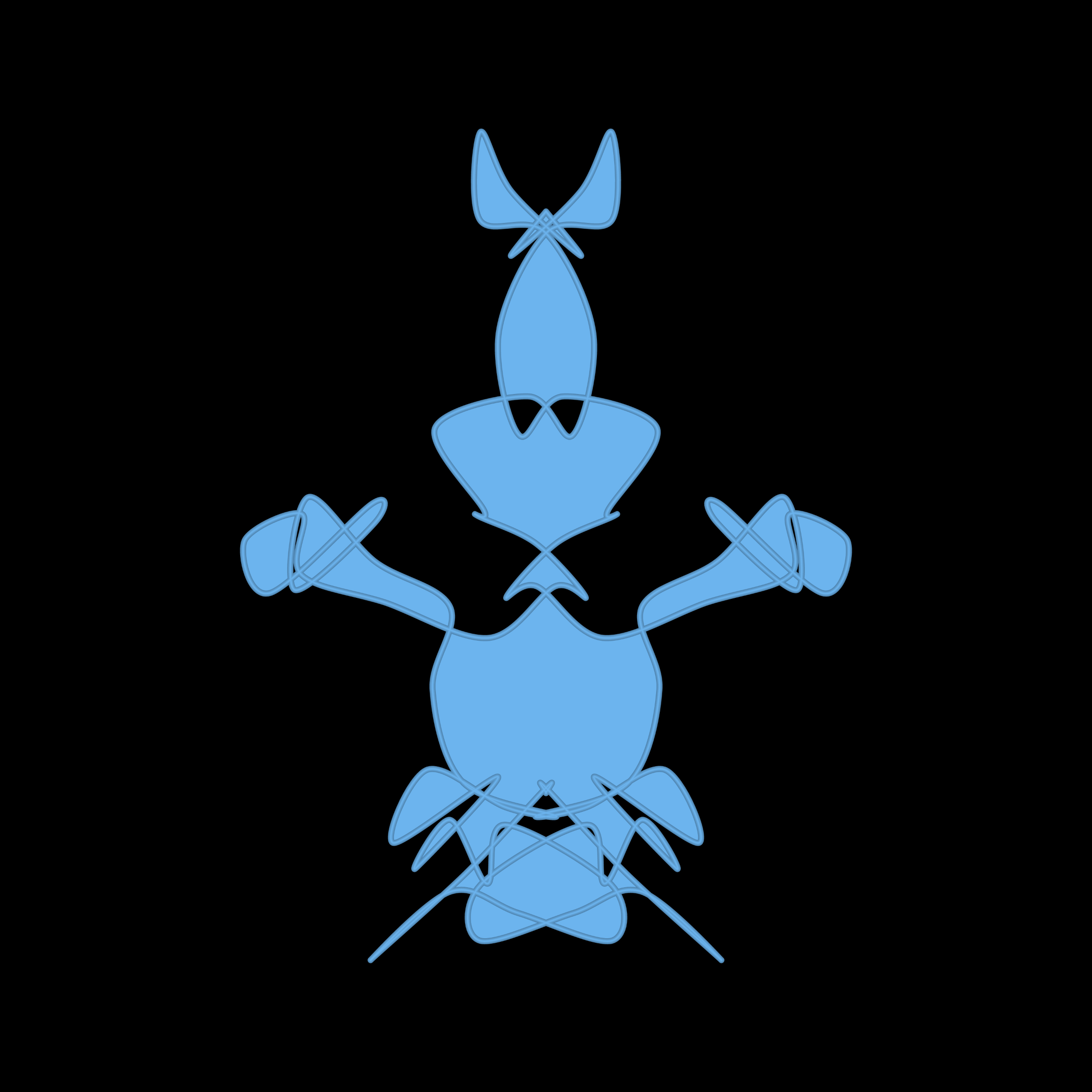 Art Blocks - Art Blocks v2 - Cryptoblots #1763 - NFT # 3001763