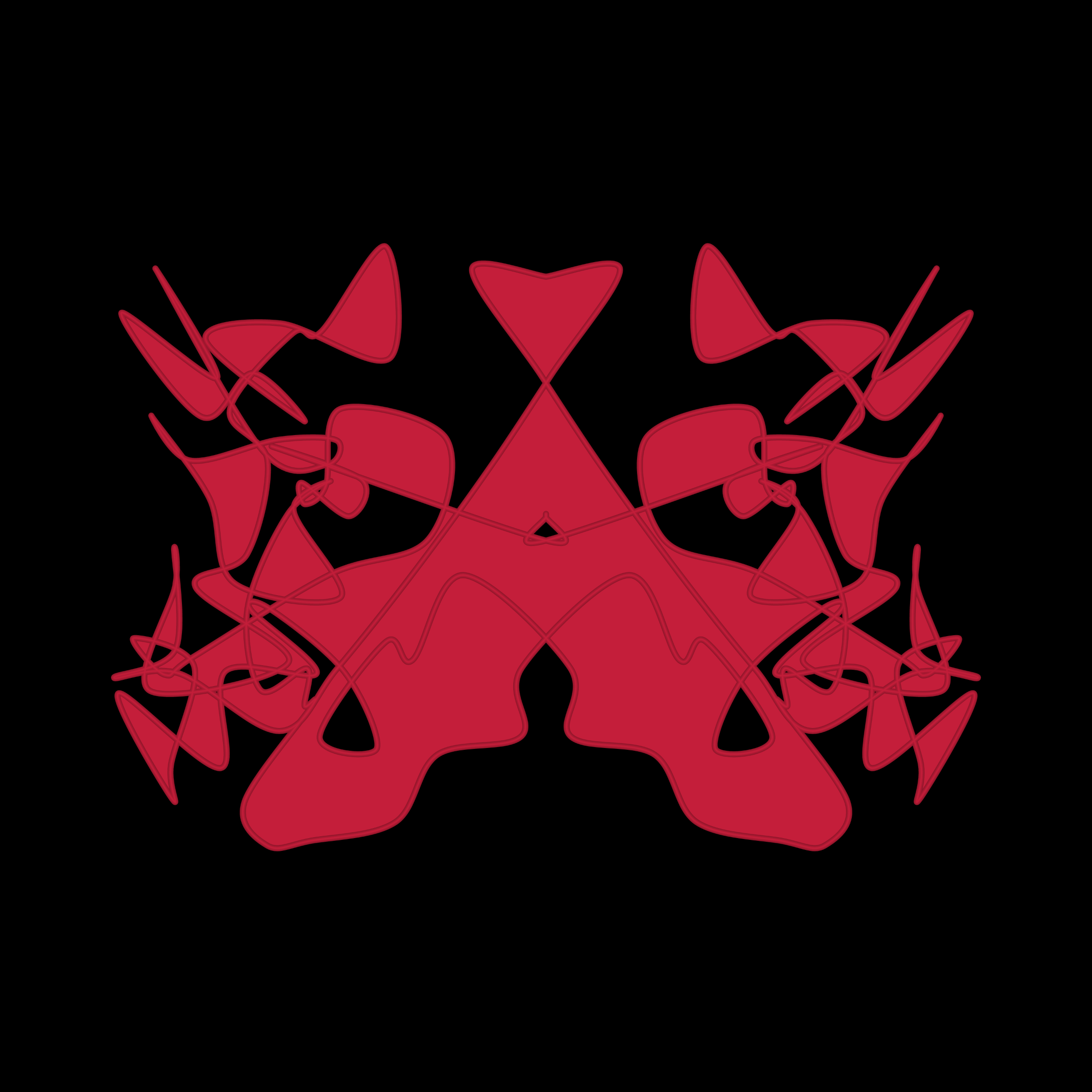 Art Blocks - Art Blocks v2 - Cryptoblots #1764 - NFT # 3001764