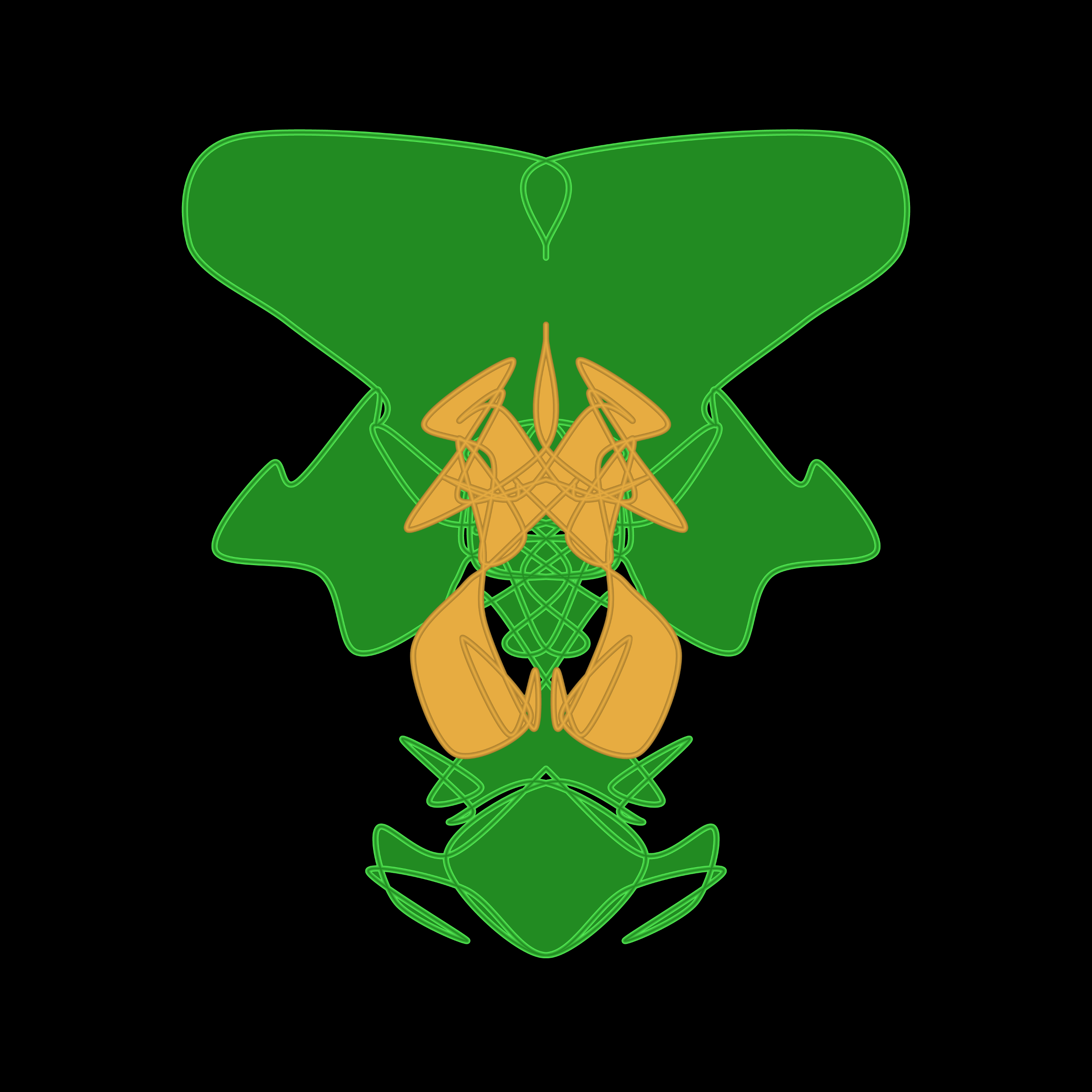 Art Blocks - Art Blocks v2 - Cryptoblots #1775 - NFT # 3001775