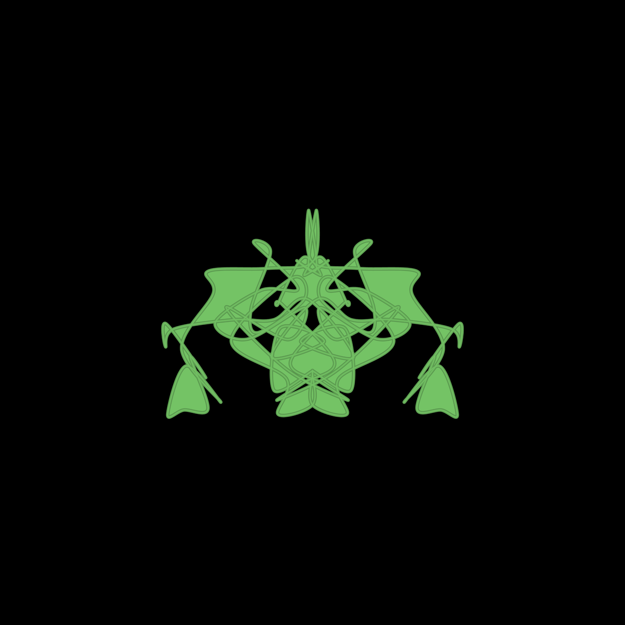 Art Blocks - Art Blocks v2 - Cryptoblots #1777 - NFT # 3001777