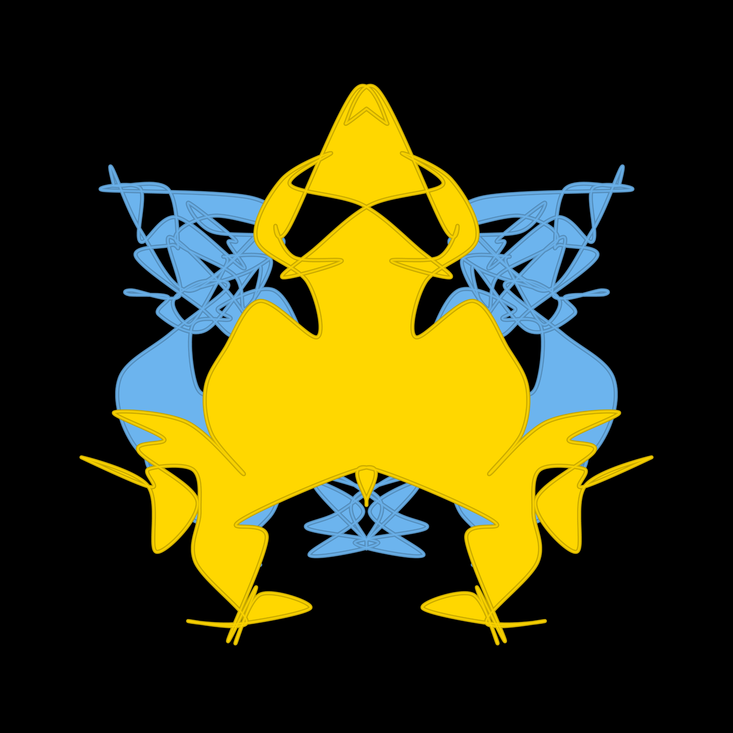 Art Blocks - Art Blocks v2 - Cryptoblots #1783 - NFT # 3001783