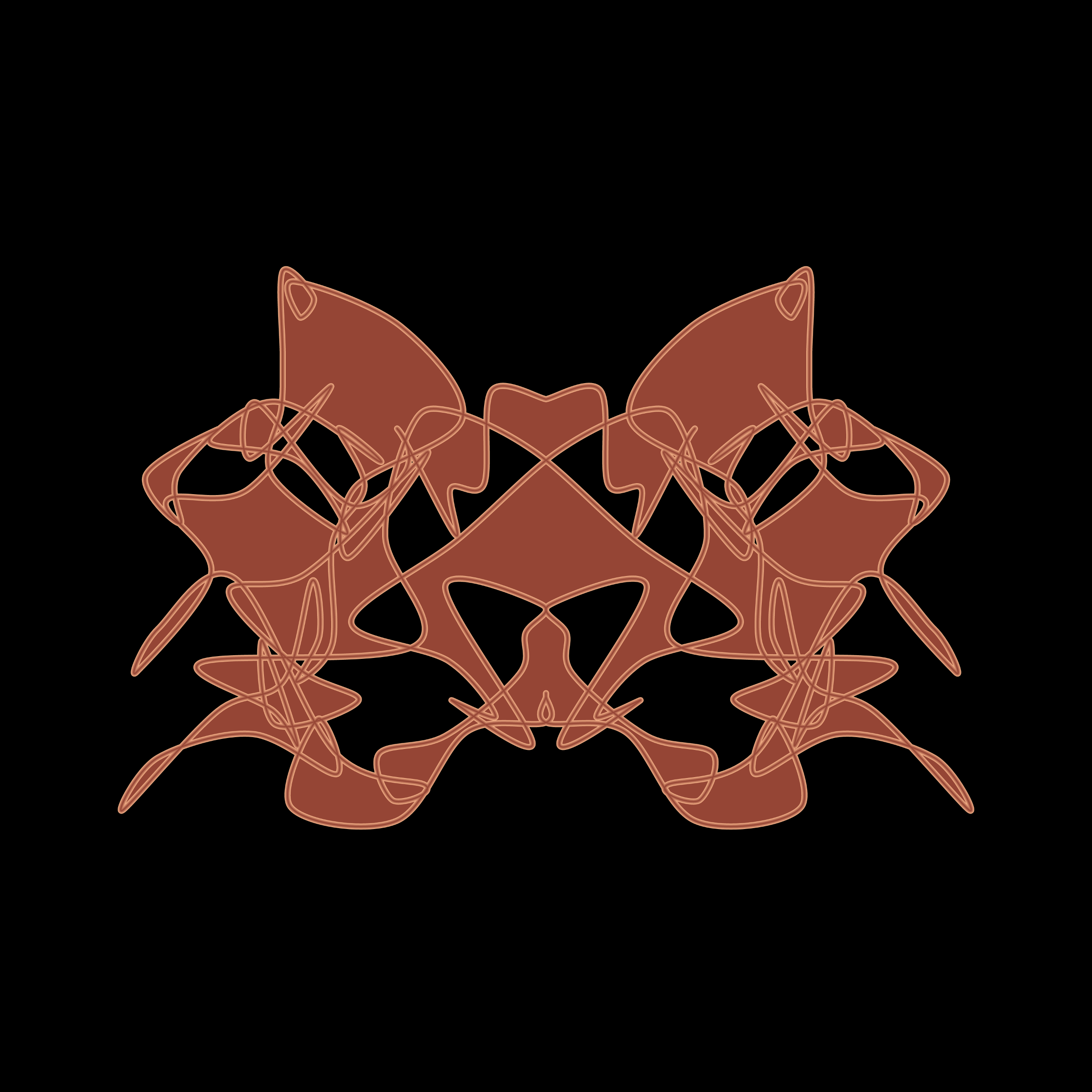 Art Blocks - Art Blocks v2 - Cryptoblots #1784 - NFT # 3001784