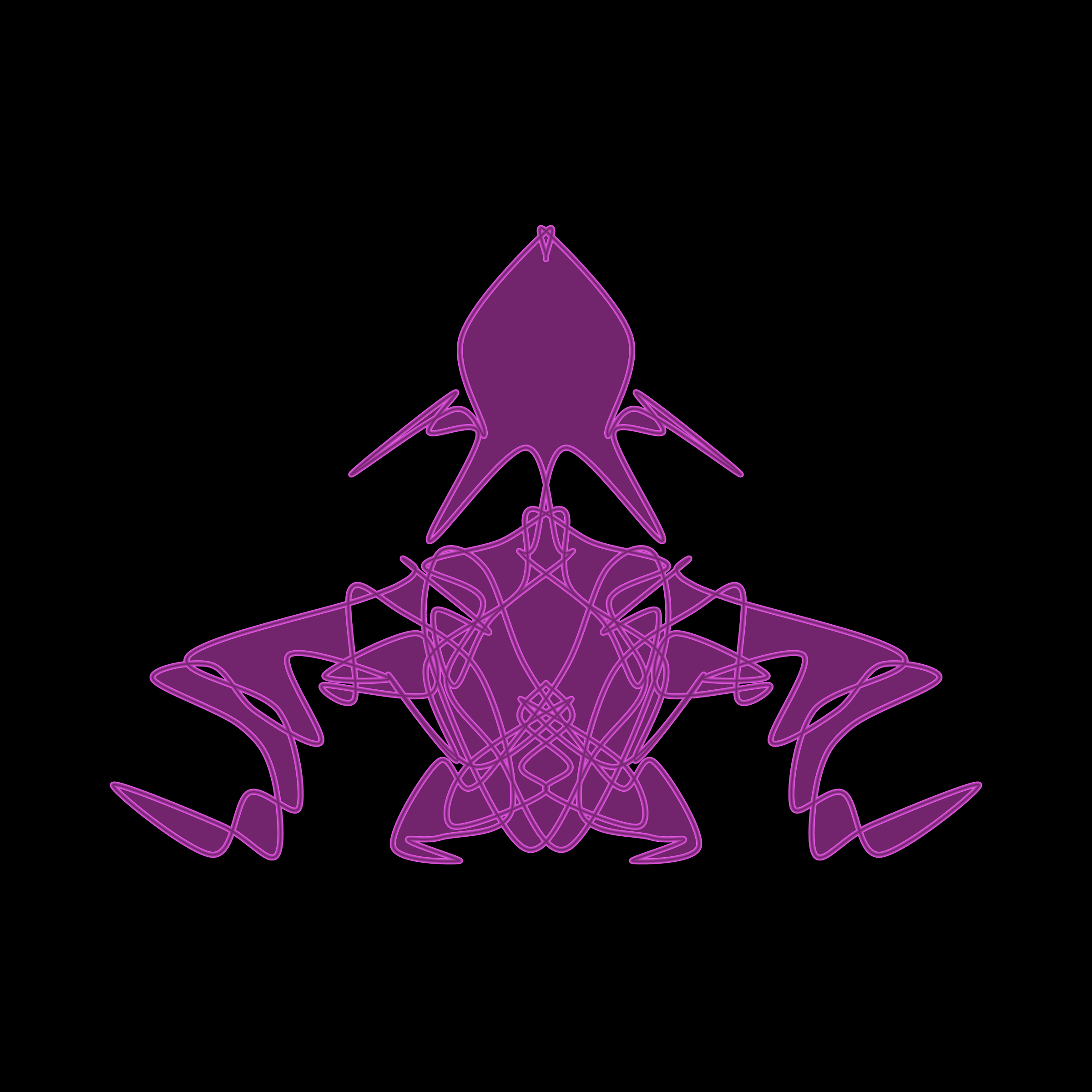 Art Blocks - Art Blocks v2 - Cryptoblots #1786 - NFT # 3001786