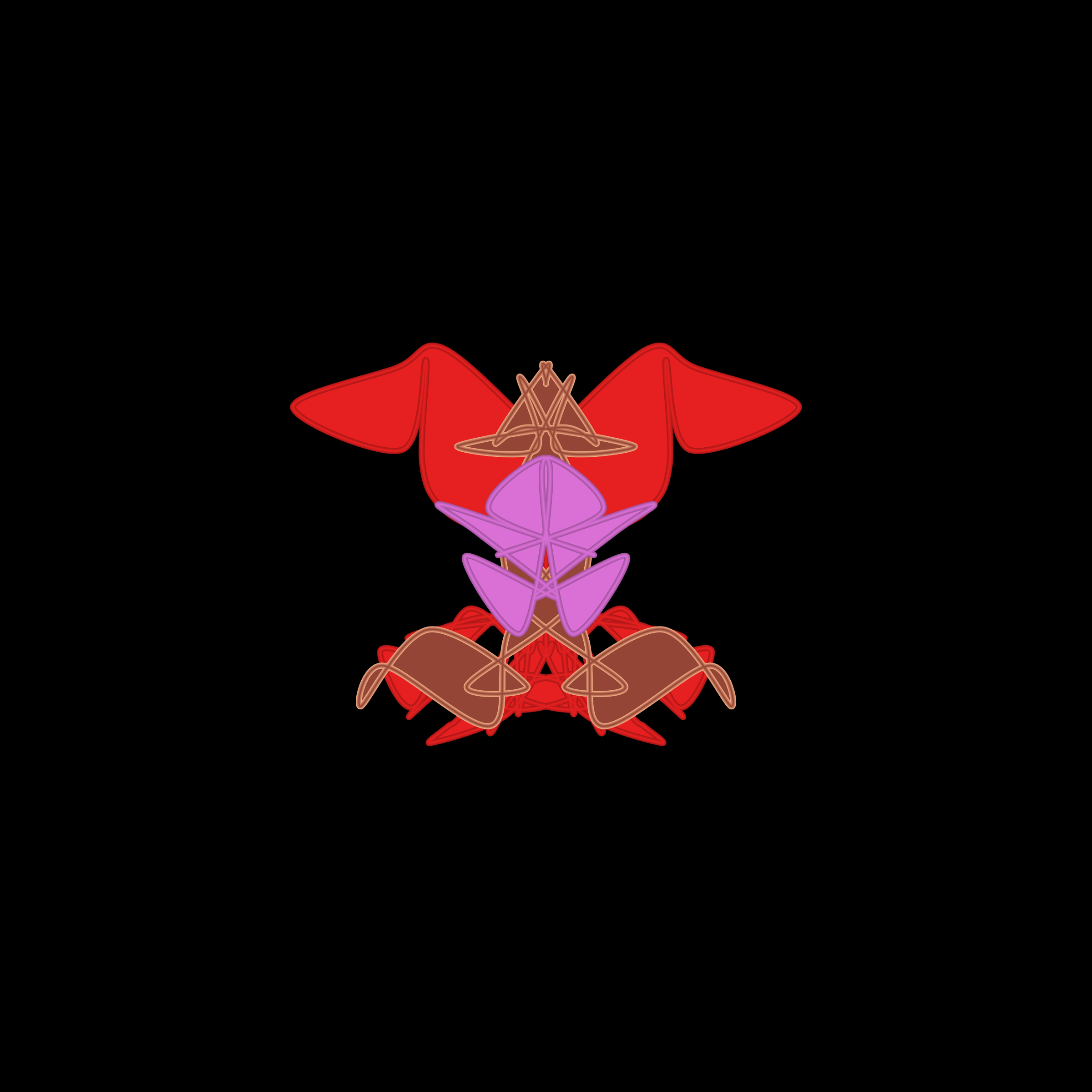 Art Blocks - Art Blocks v2 - Cryptoblots #1790 - NFT # 3001790