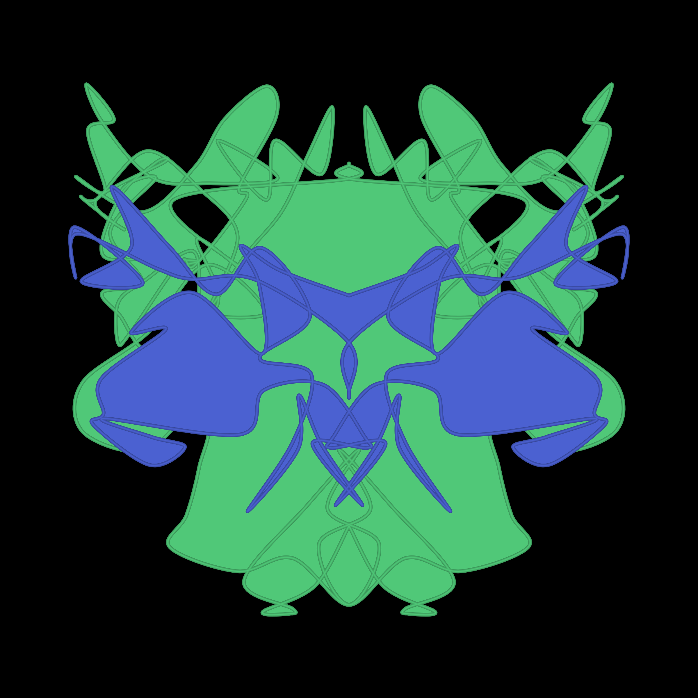 Art Blocks - Art Blocks v2 - Cryptoblots #1800 - NFT # 3001800