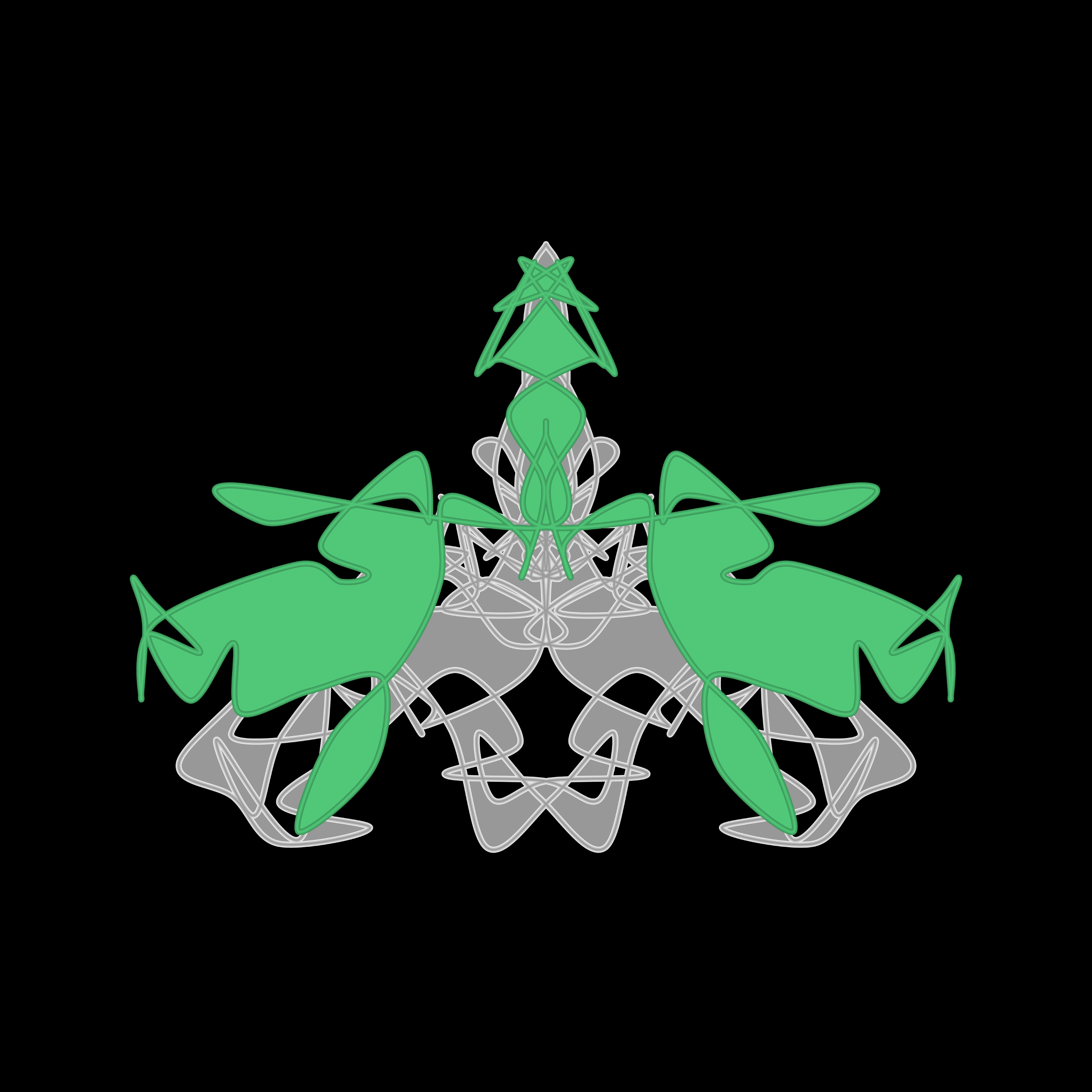 Art Blocks - Art Blocks v2 - Cryptoblots #1802 - NFT # 3001802