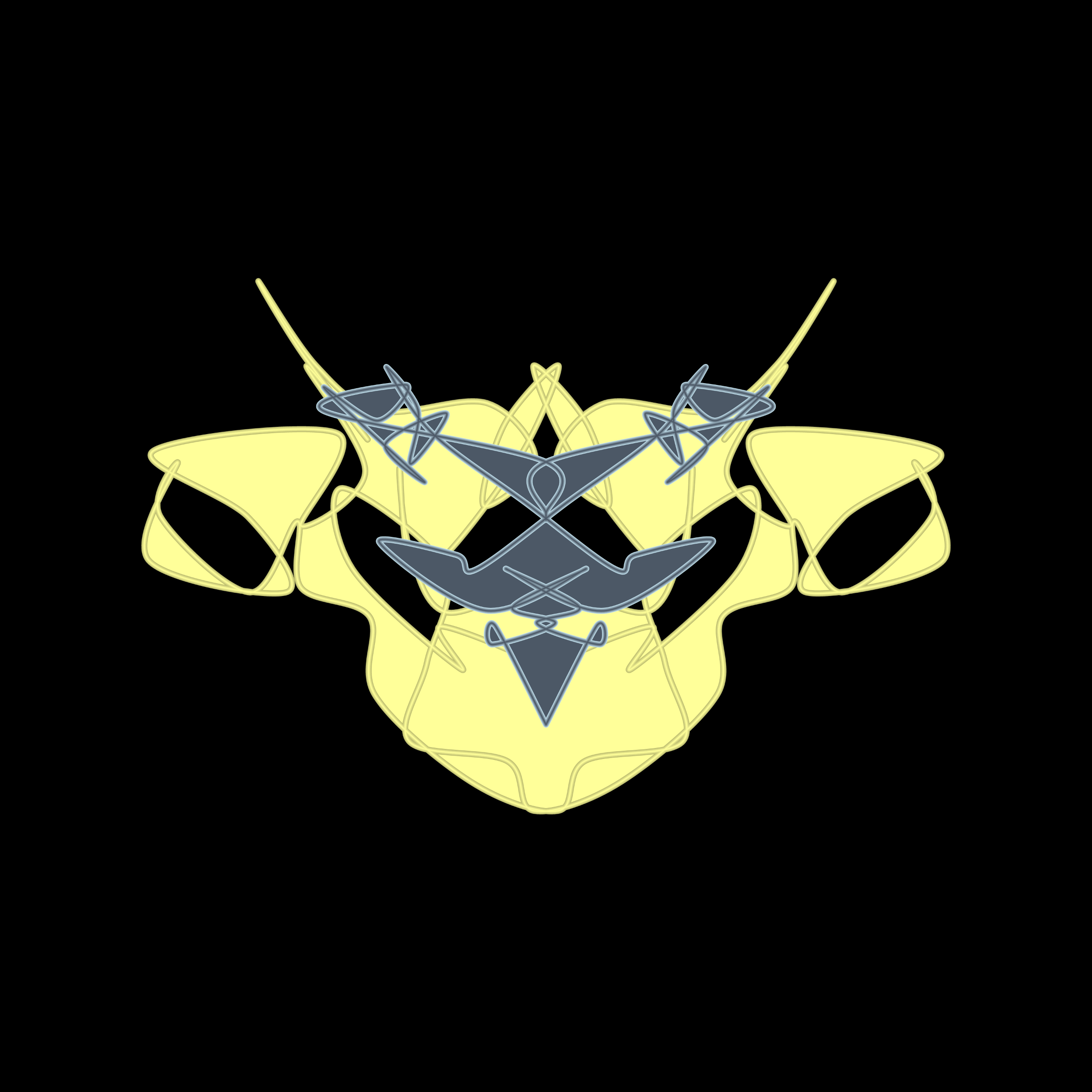 Art Blocks - Art Blocks v2 - Cryptoblots #1823 - NFT # 3001823