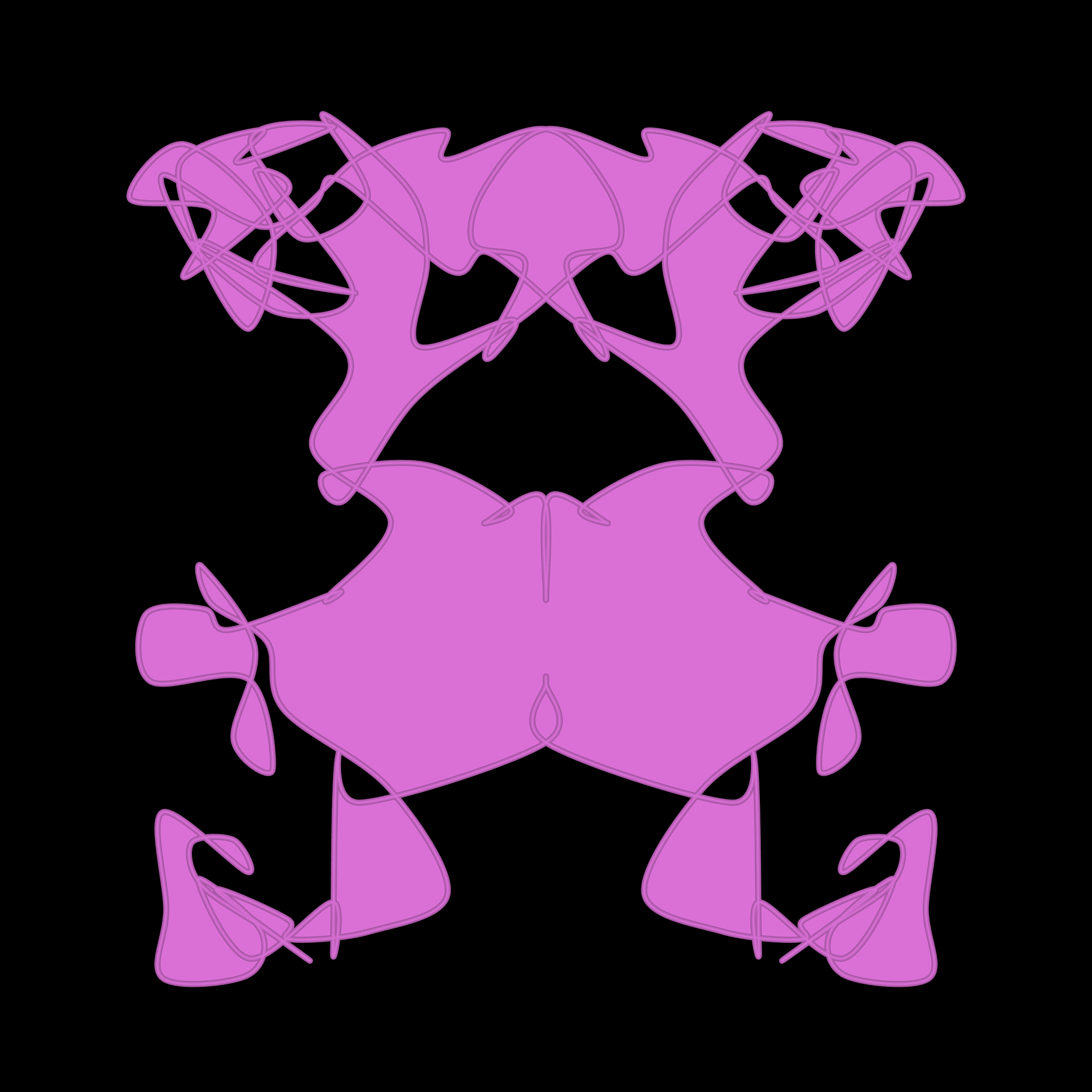 Art Blocks - Art Blocks v2 - Cryptoblots #1825 - NFT # 3001825