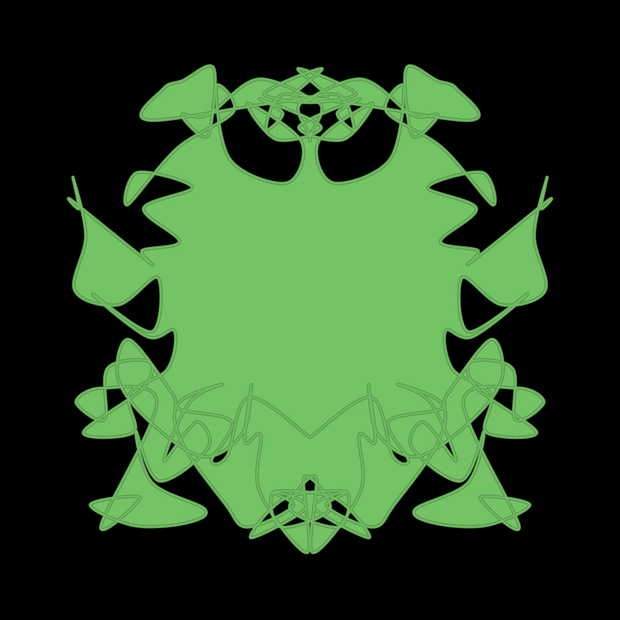 Art Blocks - Art Blocks v2 - Cryptoblots #1833 - NFT # 3001833