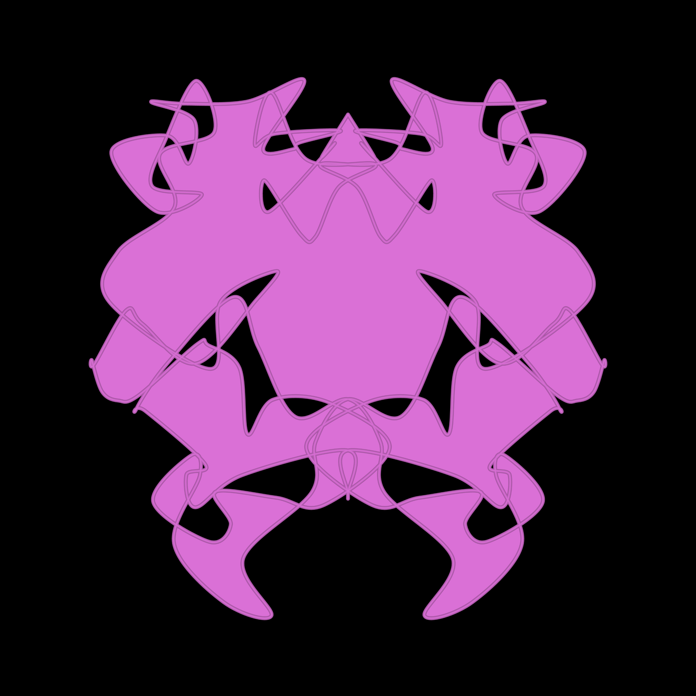 Art Blocks - Art Blocks v2 - Cryptoblots #1843 - NFT # 3001843