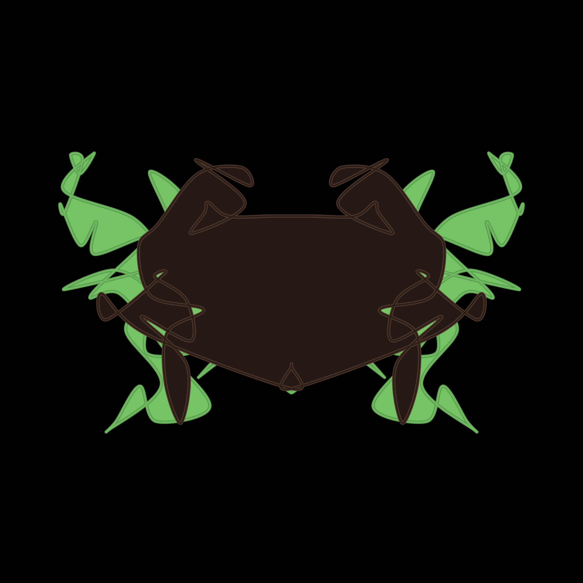 Art Blocks - Art Blocks v2 - Cryptoblots #1844 - NFT # 3001844