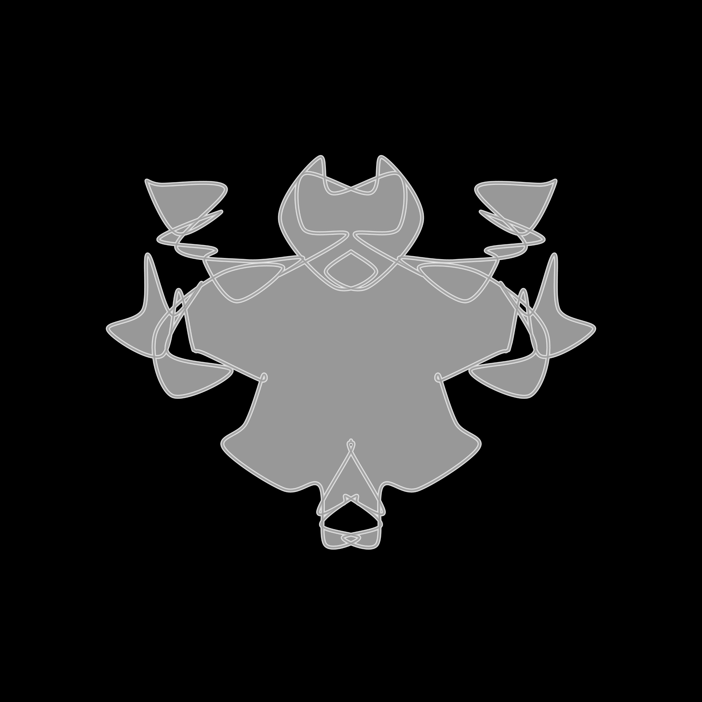 Art Blocks - Art Blocks v2 - Cryptoblots #1845 - NFT # 3001845