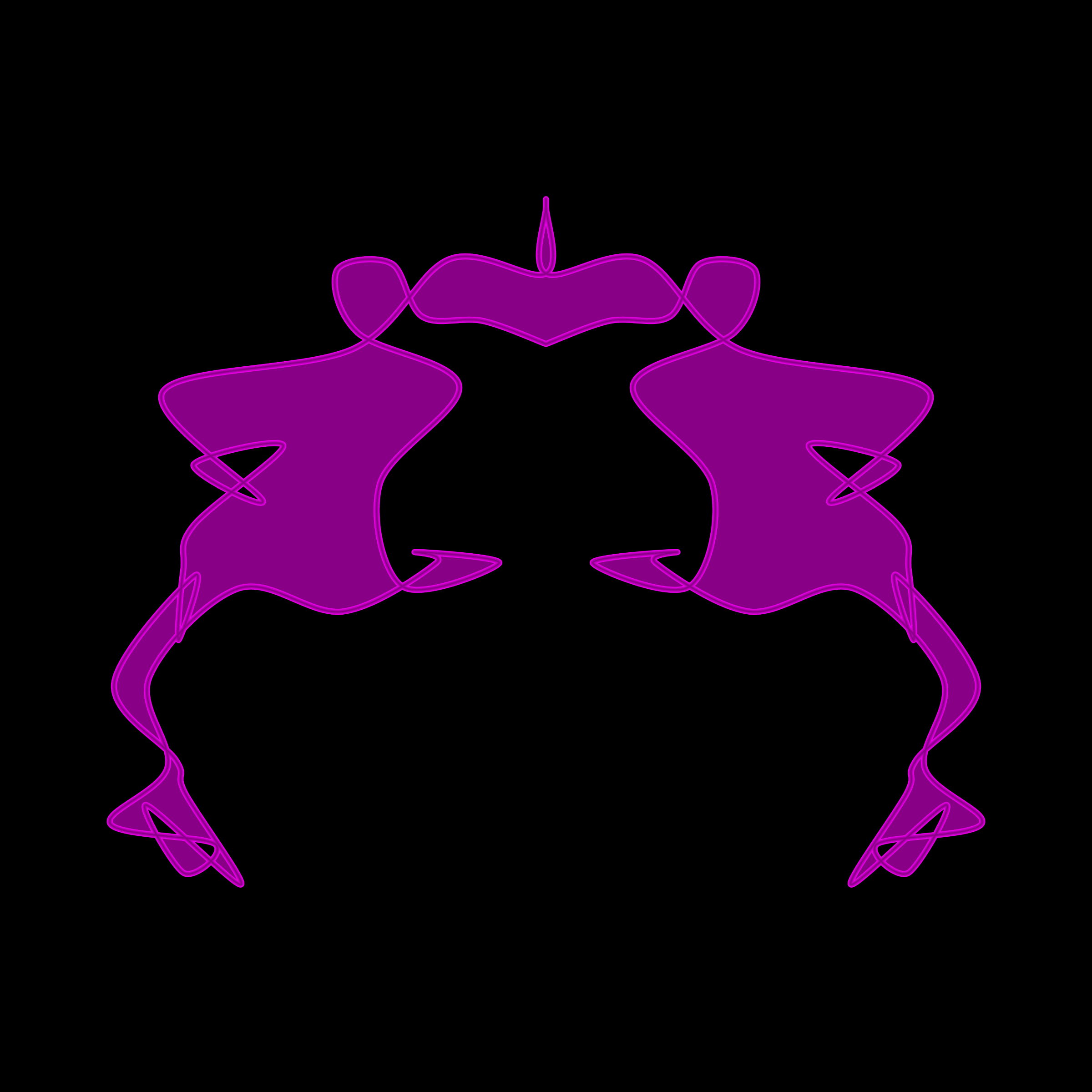 Art Blocks - Art Blocks v2 - Cryptoblots #1858 - NFT # 3001858