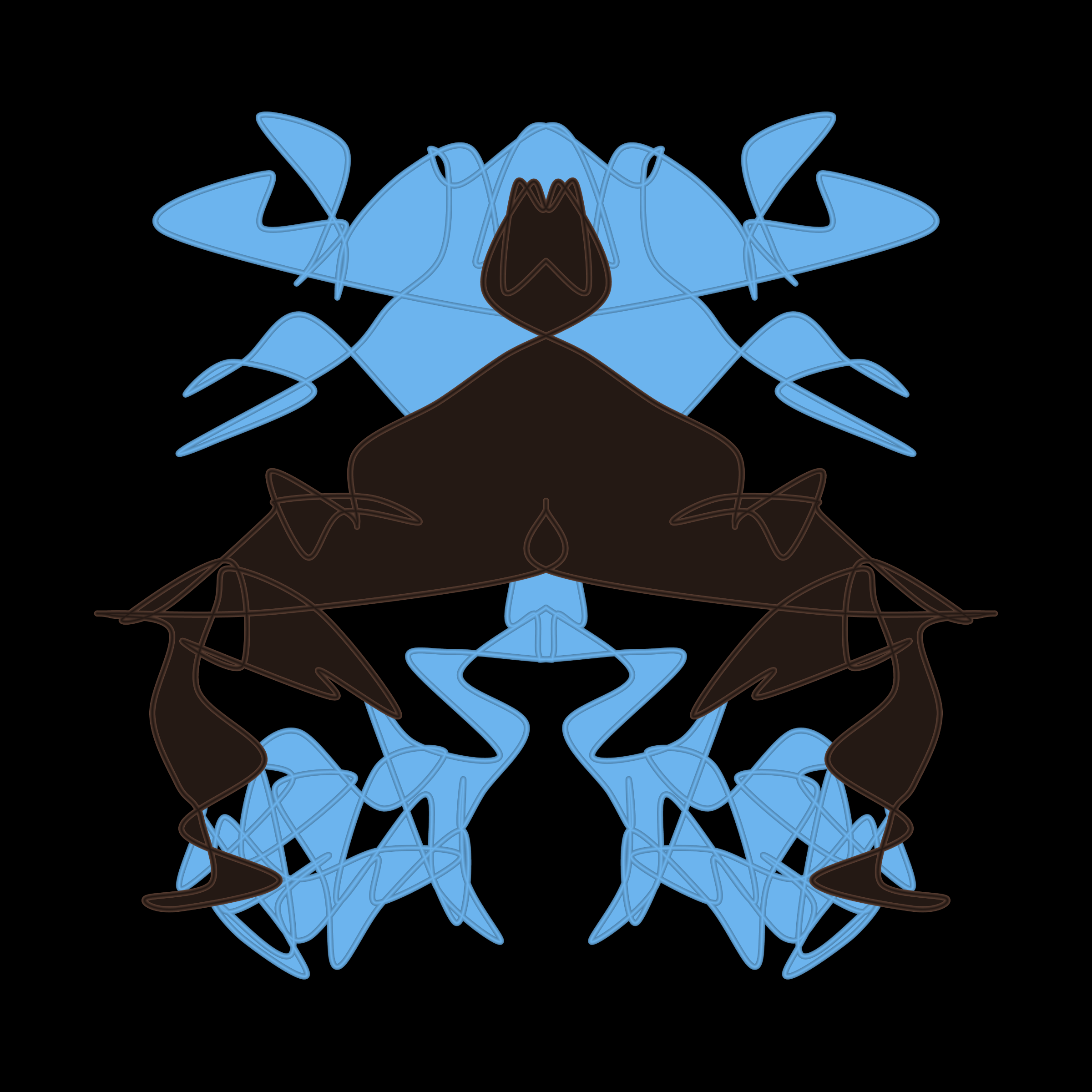 Art Blocks - Art Blocks v2 - Cryptoblots #1864 - NFT # 3001864