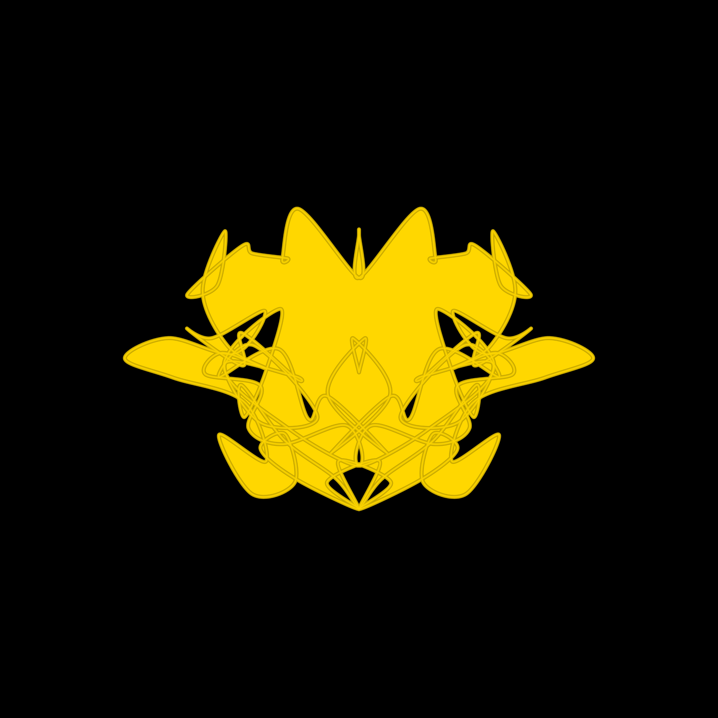 Art Blocks - Art Blocks v2 - Cryptoblots #1866 - NFT # 3001866