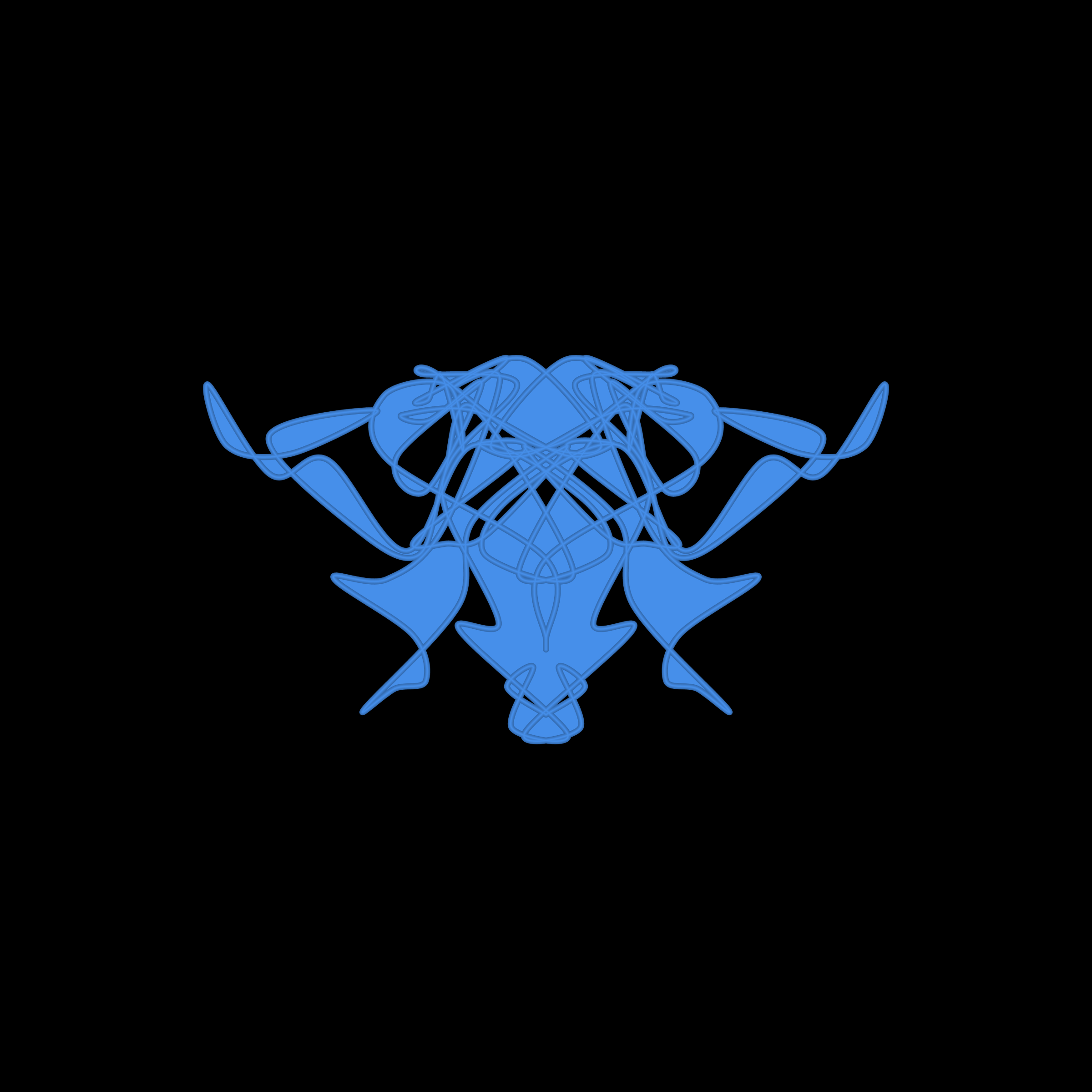 Art Blocks - Art Blocks v2 - Cryptoblots #1875 - NFT # 3001875