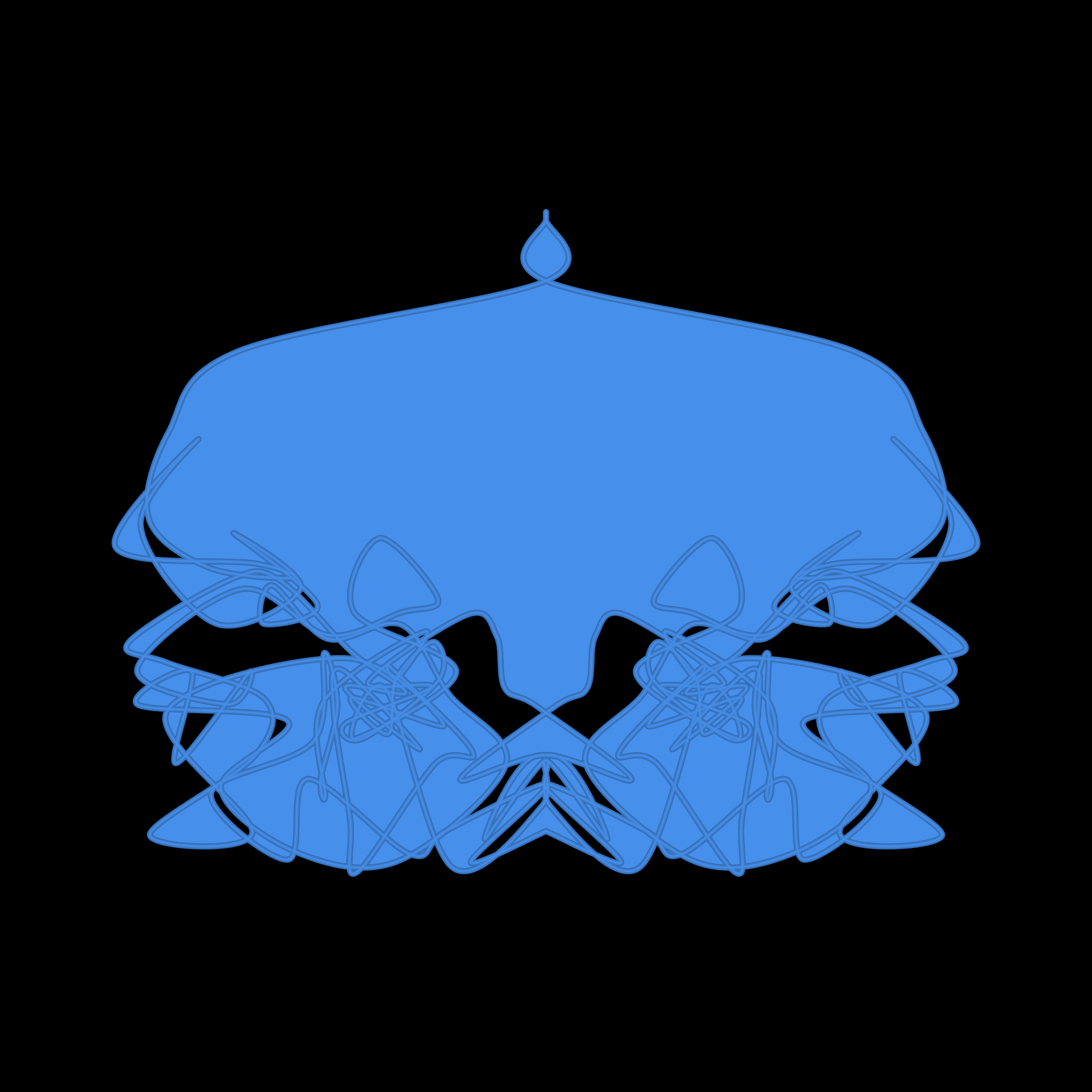 Art Blocks - Art Blocks v2 - Cryptoblots #1878 - NFT # 3001878