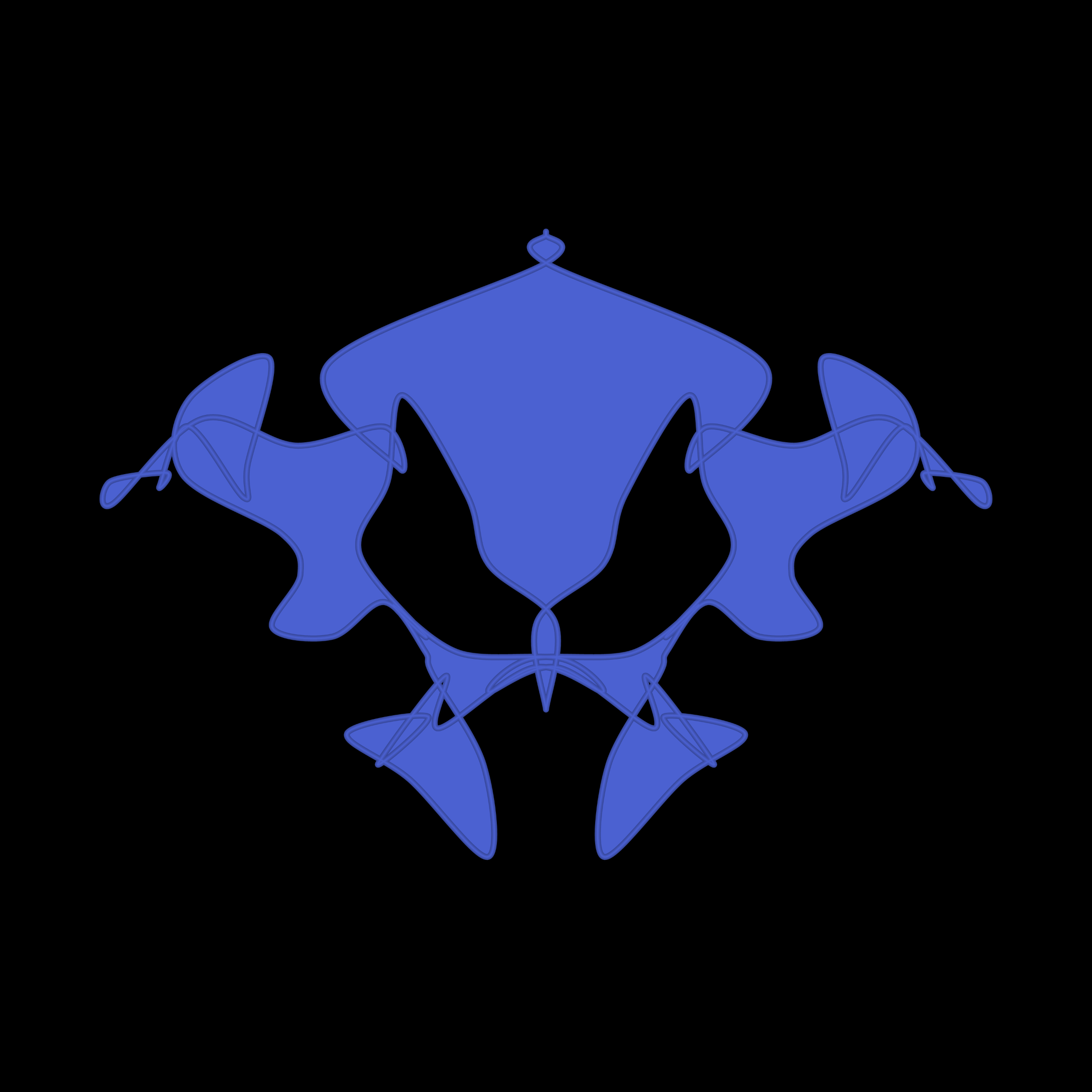 Art Blocks - Art Blocks v2 - Cryptoblots #1883 - NFT # 3001883