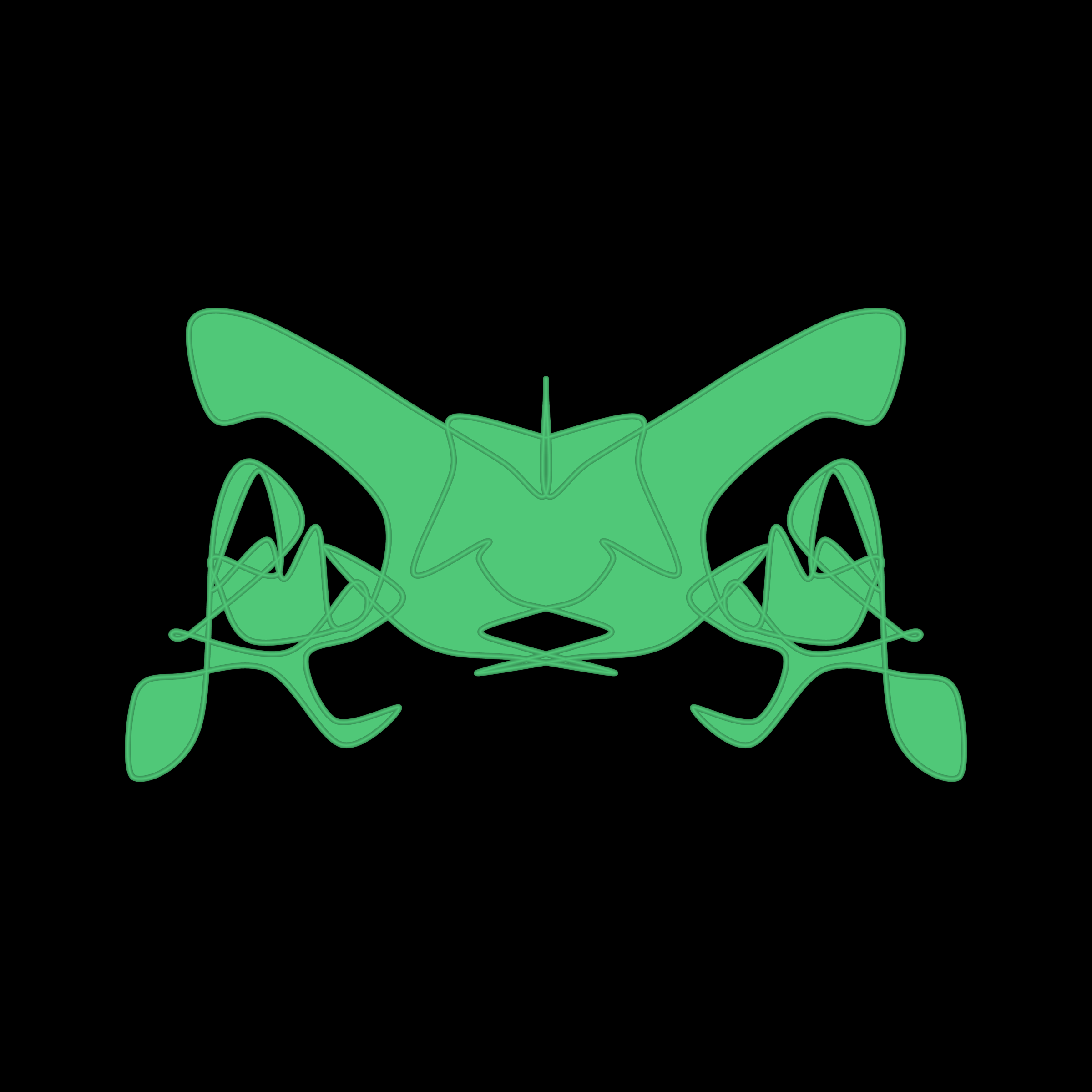 Art Blocks - Art Blocks v2 - Cryptoblots #1890 - NFT # 3001890