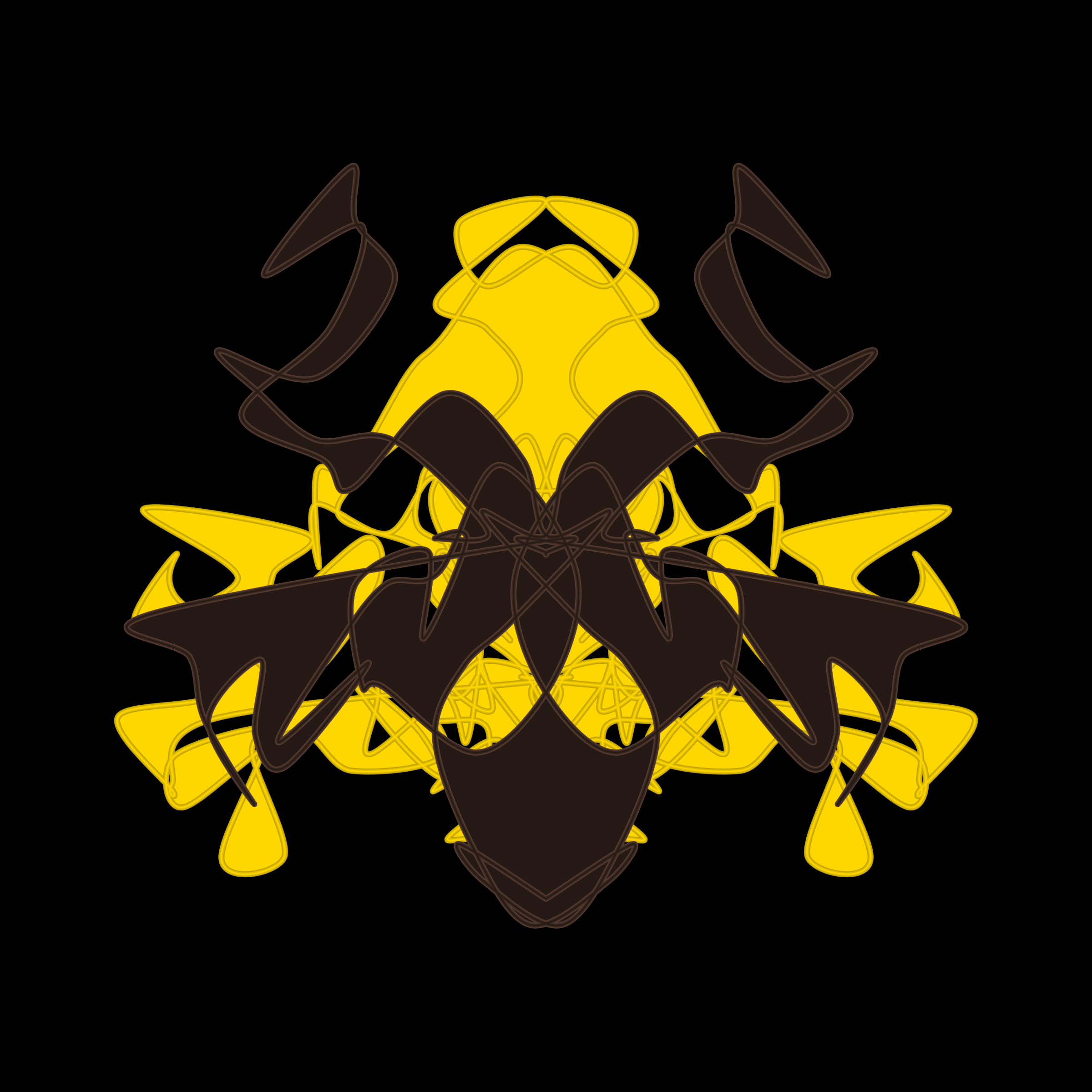 Art Blocks - Art Blocks v2 - Cryptoblots #1897 - NFT # 3001897