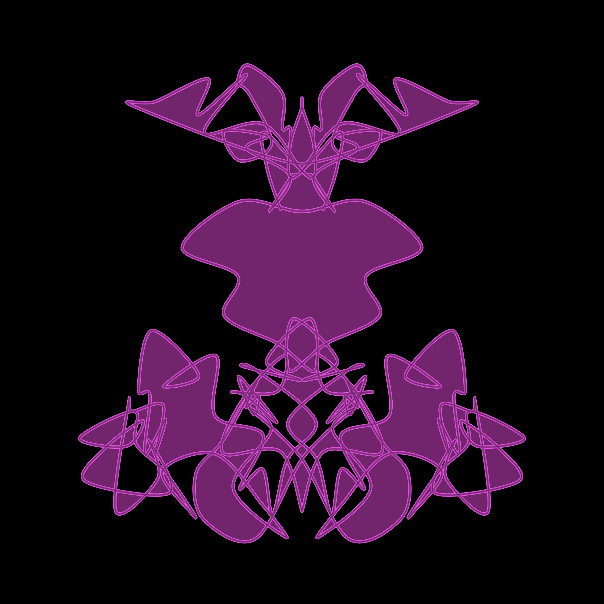 Art Blocks - Art Blocks v2 - Cryptoblots #1900 - NFT # 3001900