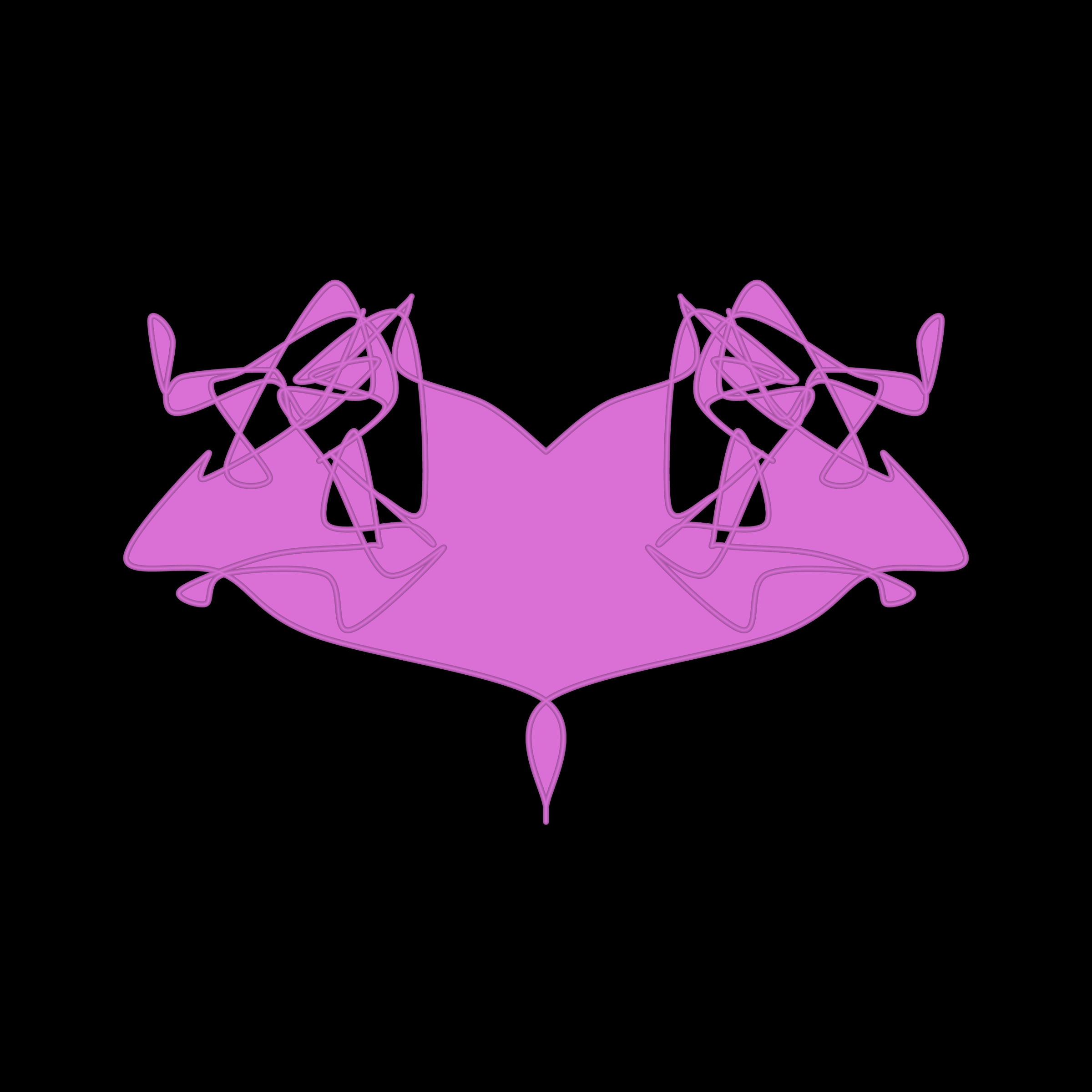 Art Blocks - Art Blocks v2 - Cryptoblots #1905 - NFT # 3001905