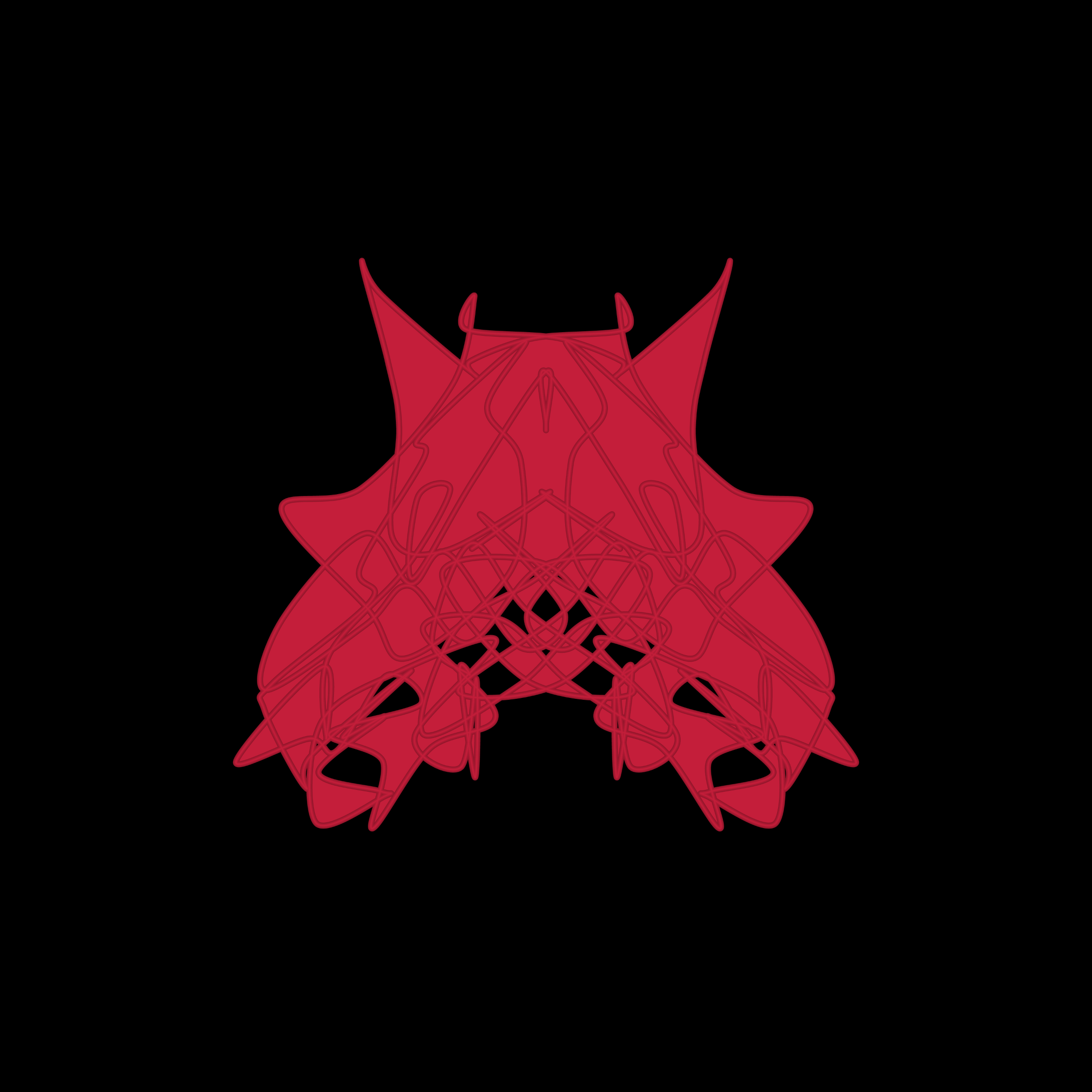 Art Blocks - Art Blocks v2 - Cryptoblots #1909 - NFT # 3001909