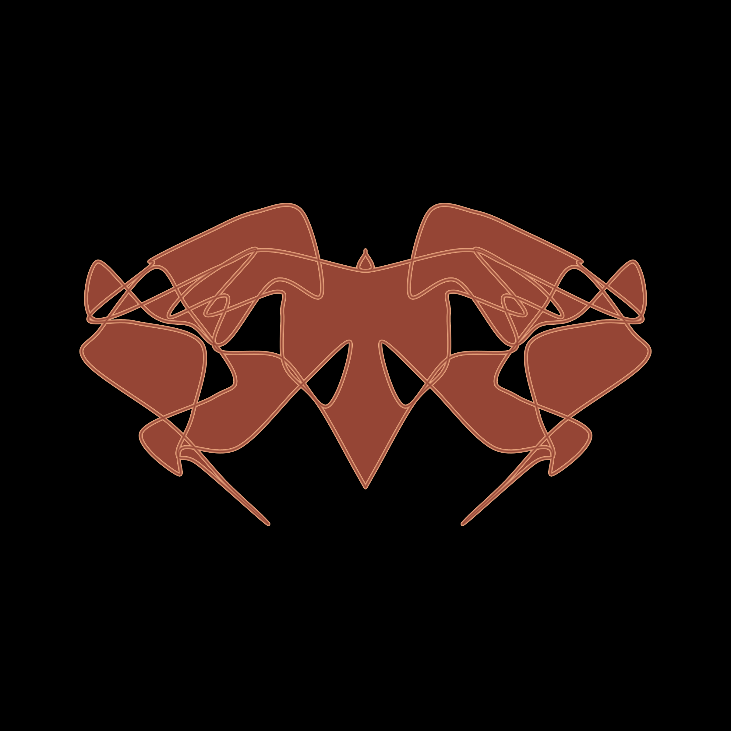 Art Blocks - Art Blocks v2 - Cryptoblots #1910 - NFT # 3001910