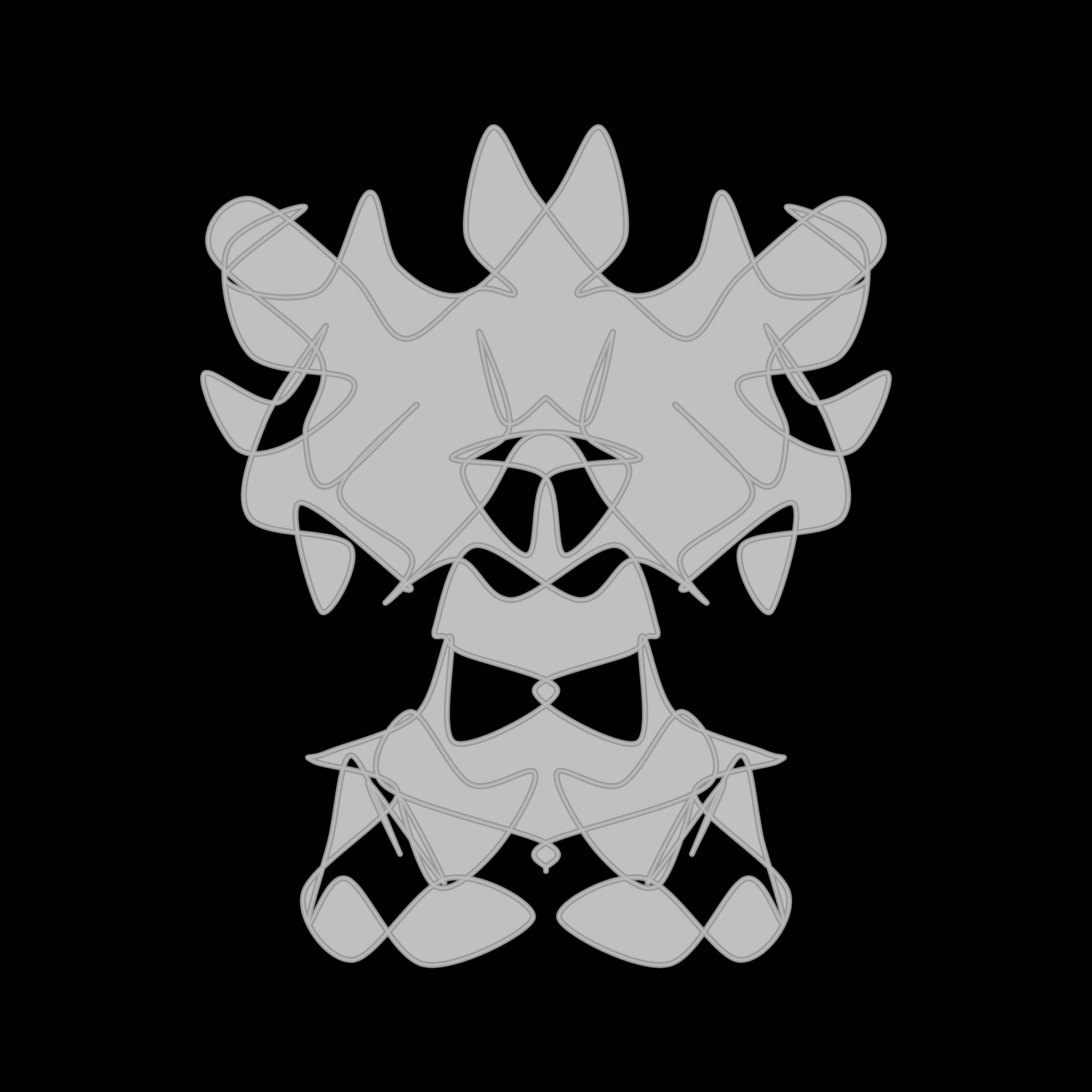 Art Blocks - Art Blocks v2 - Cryptoblots #1913 - NFT # 3001913