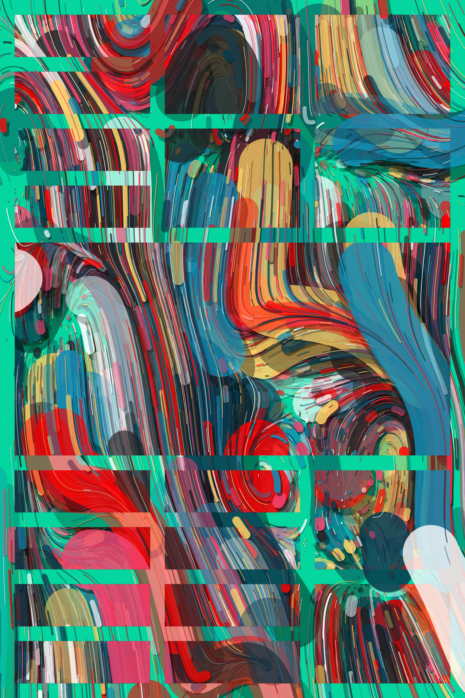 Art Blocks - Art Blocks v2 - Hōrō #130 - NFT # 301000130