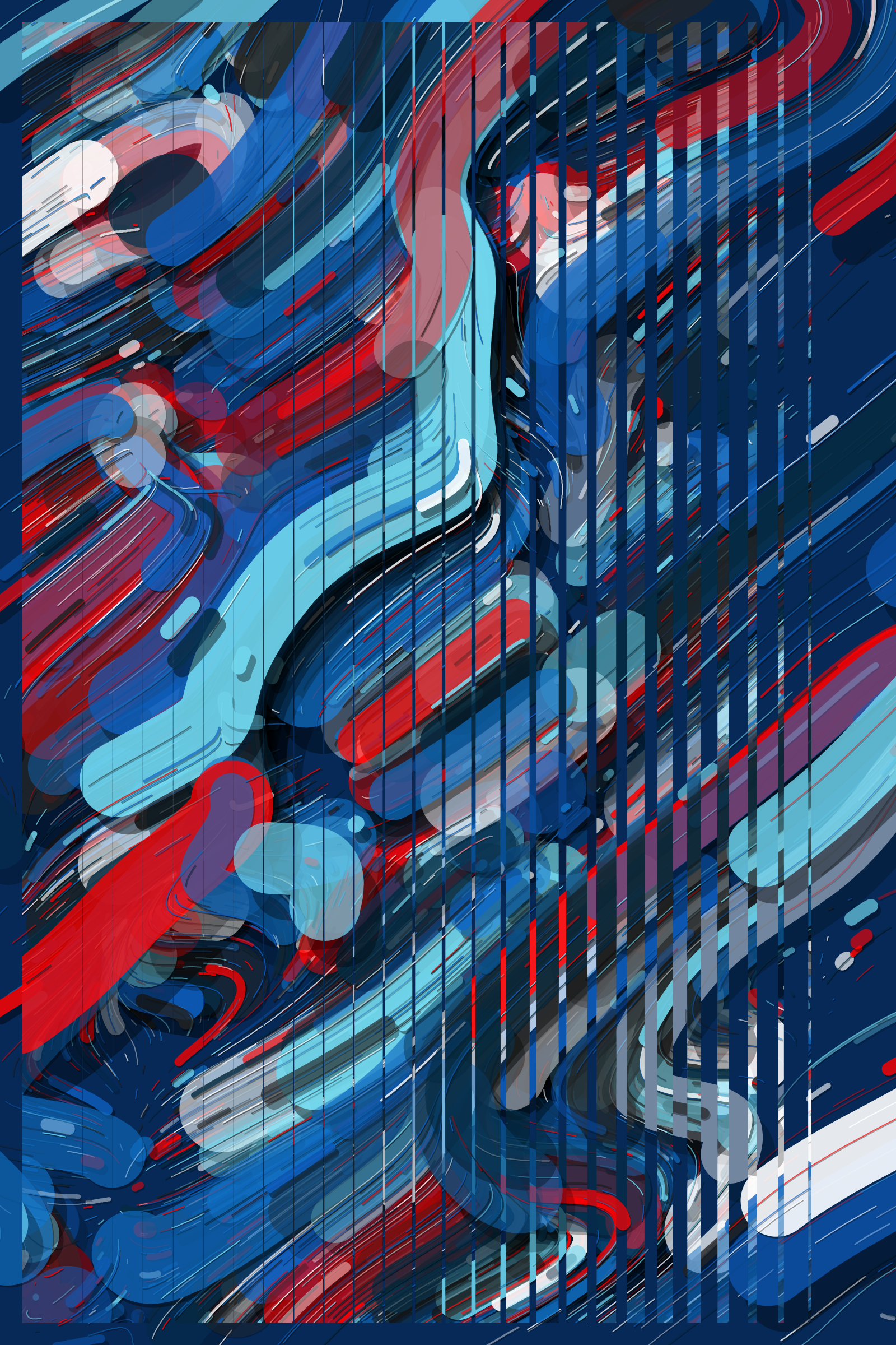 Art Blocks - Art Blocks v2 - Hōrō #195 - NFT # 301000195