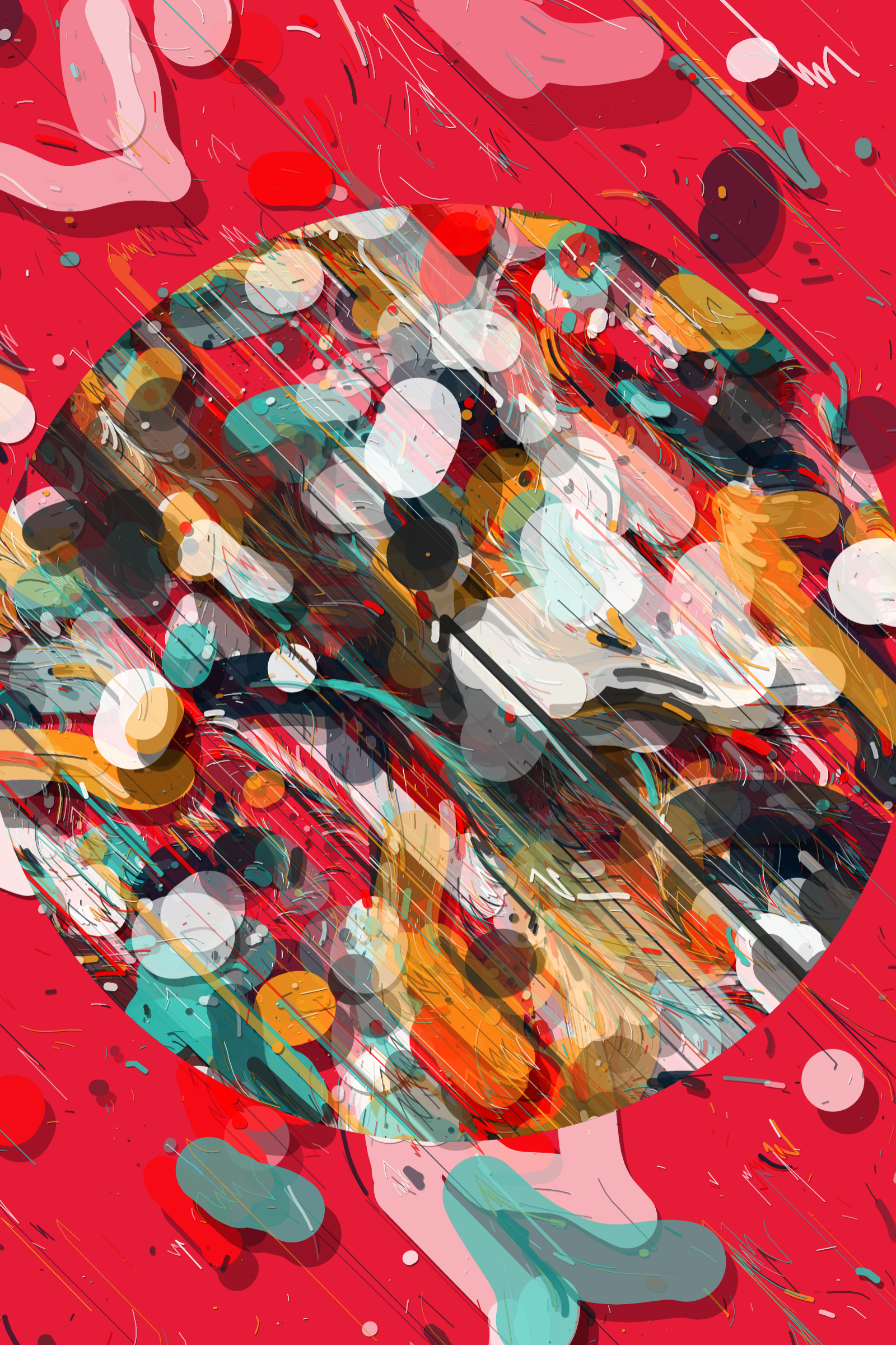 Art Blocks - Art Blocks v2 - Hōrō #350 - NFT # 301000350