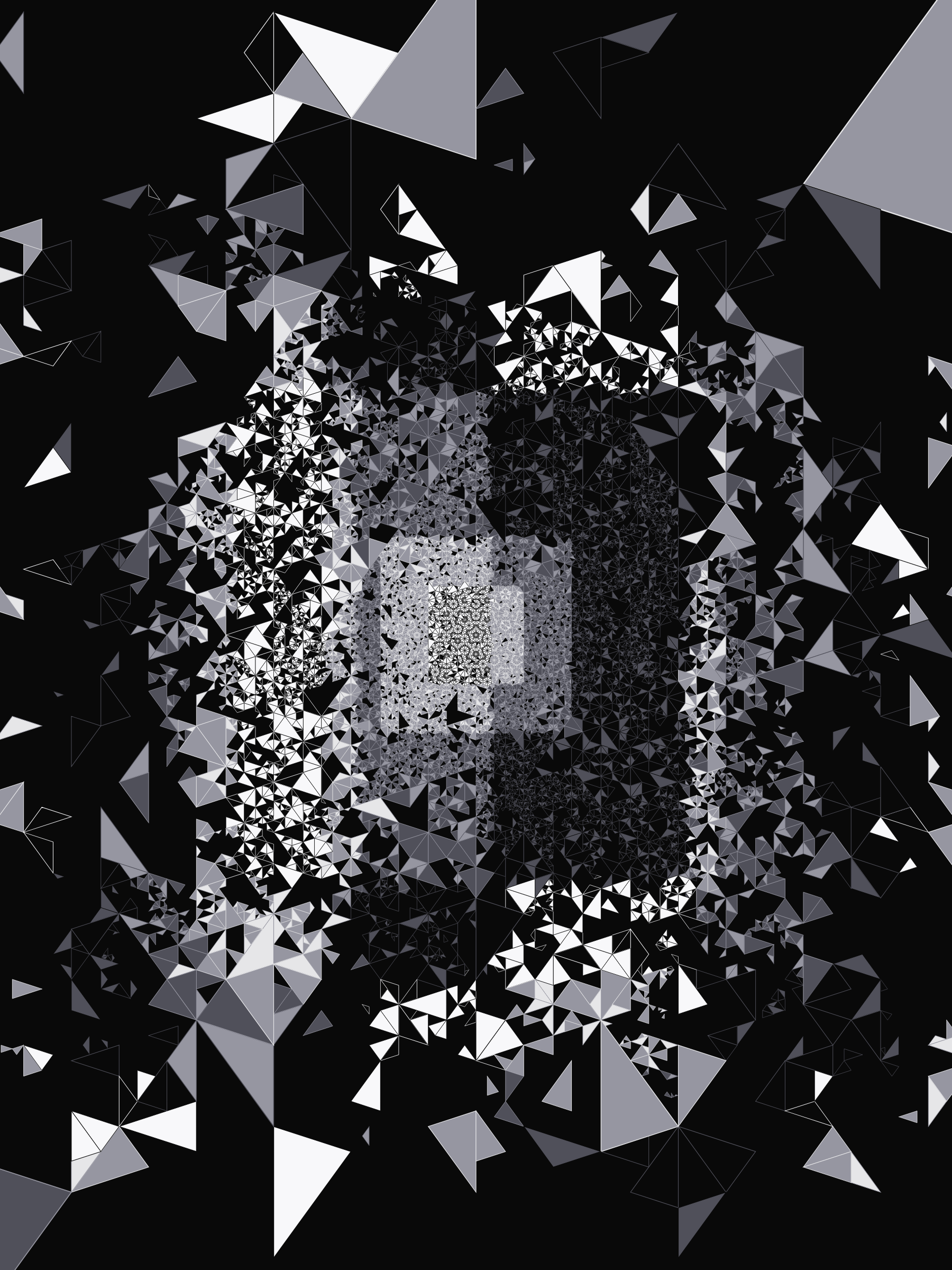 Art Blocks - Art Blocks v2 - Ode to Penrose #80 - NFT # 307000080