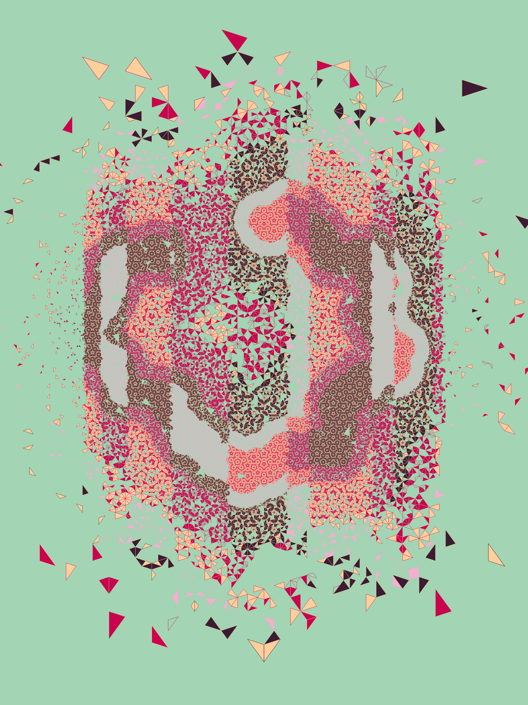 Art Blocks - Art Blocks v2 - Ode to Penrose #105 - NFT # 307000105