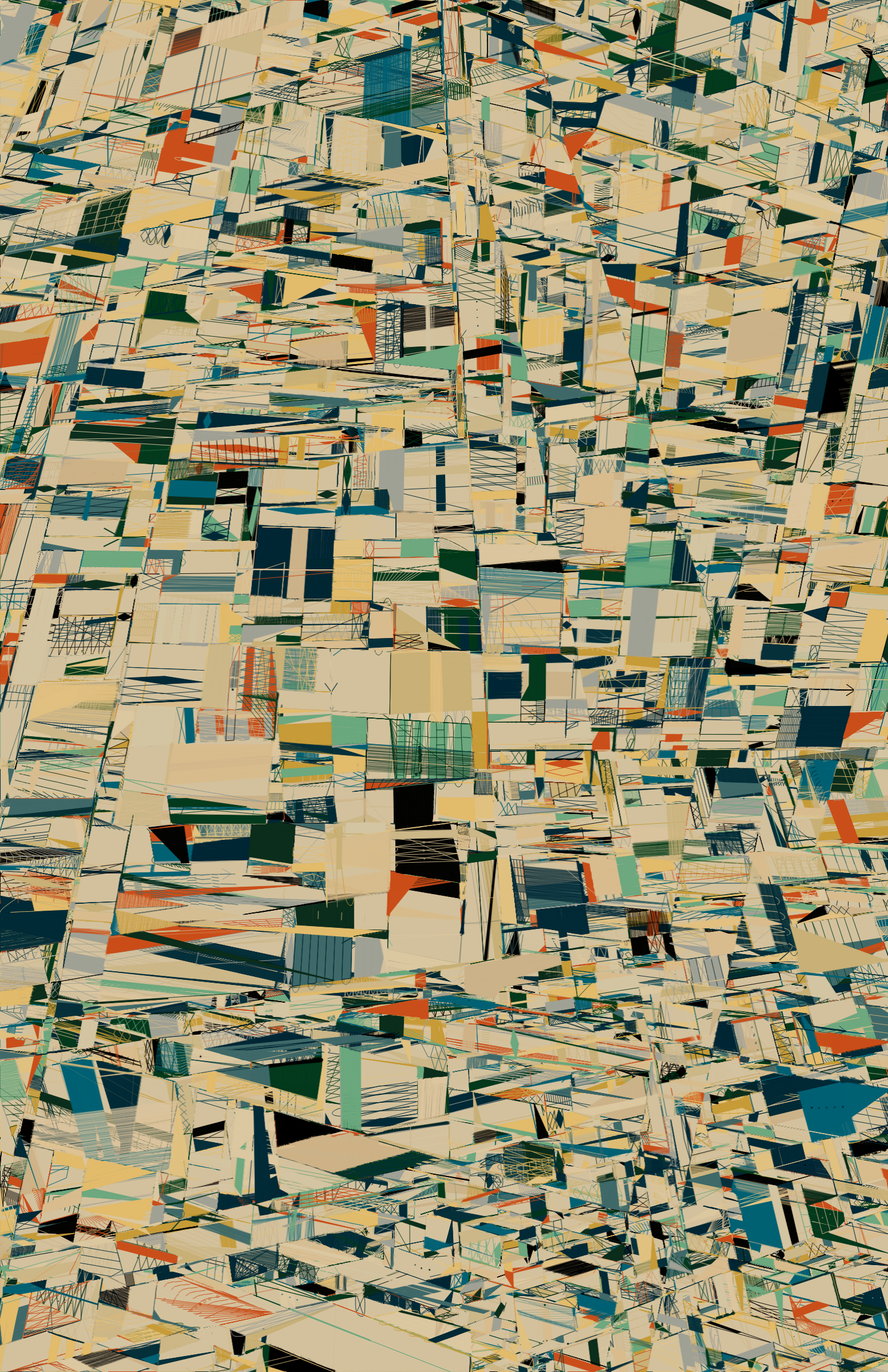 Art Blocks - Art Blocks v2 - 100 PRINT #5 - NFT # 310000005