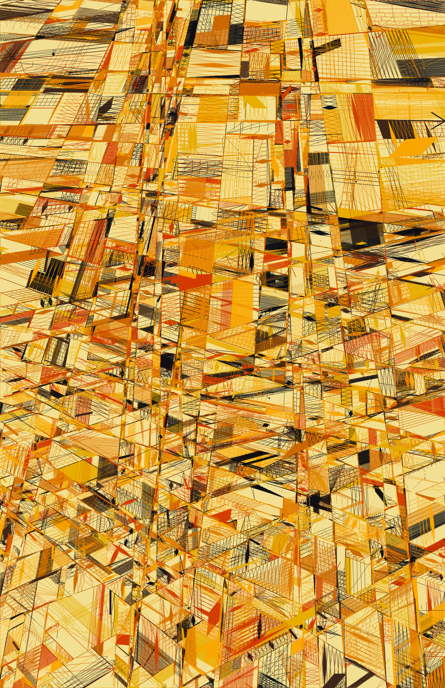 Art Blocks - Art Blocks v2 - 100 PRINT #6 - NFT # 310000006