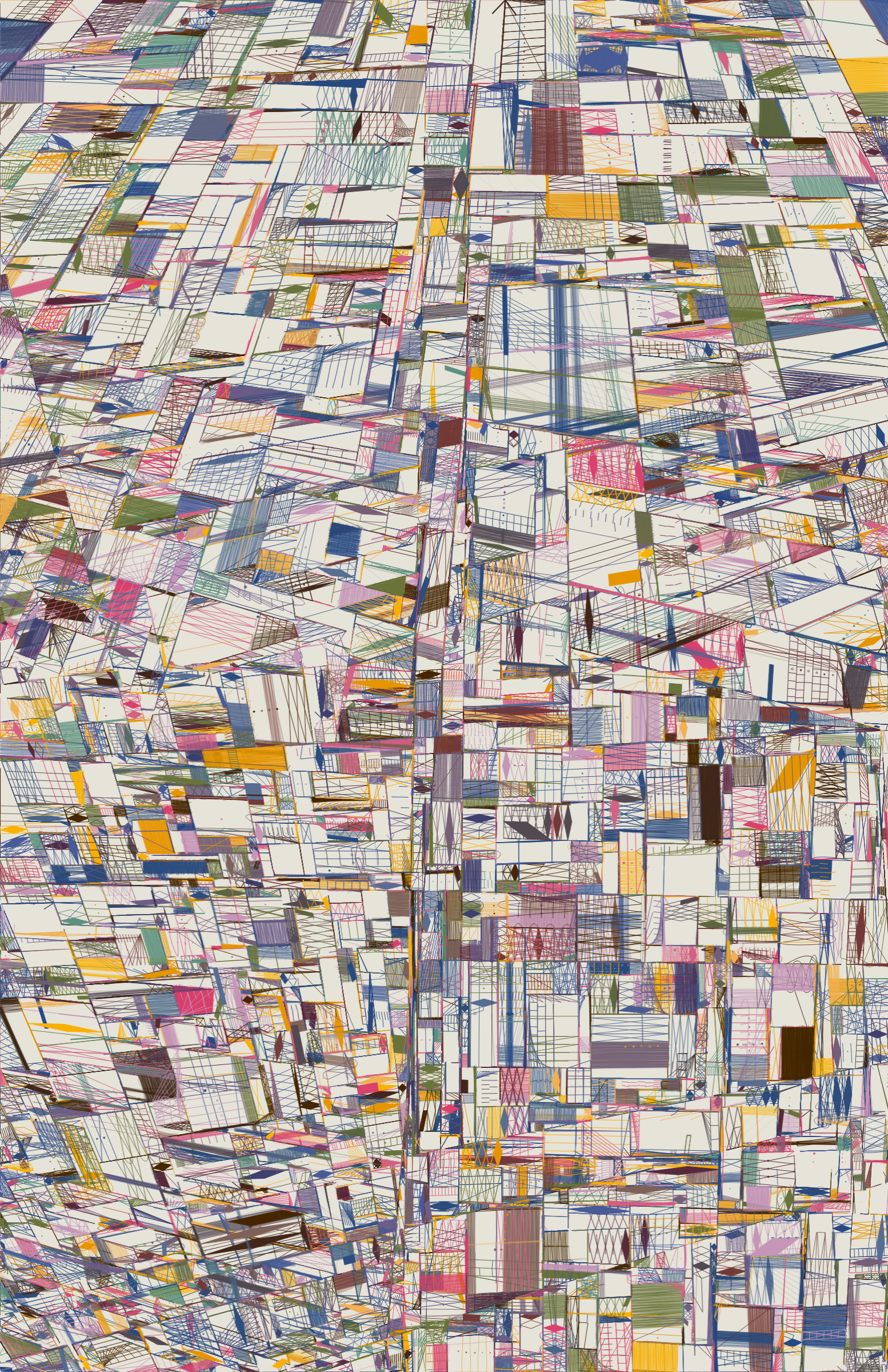 Art Blocks - Art Blocks v2 - 100 PRINT #7 - NFT # 310000007