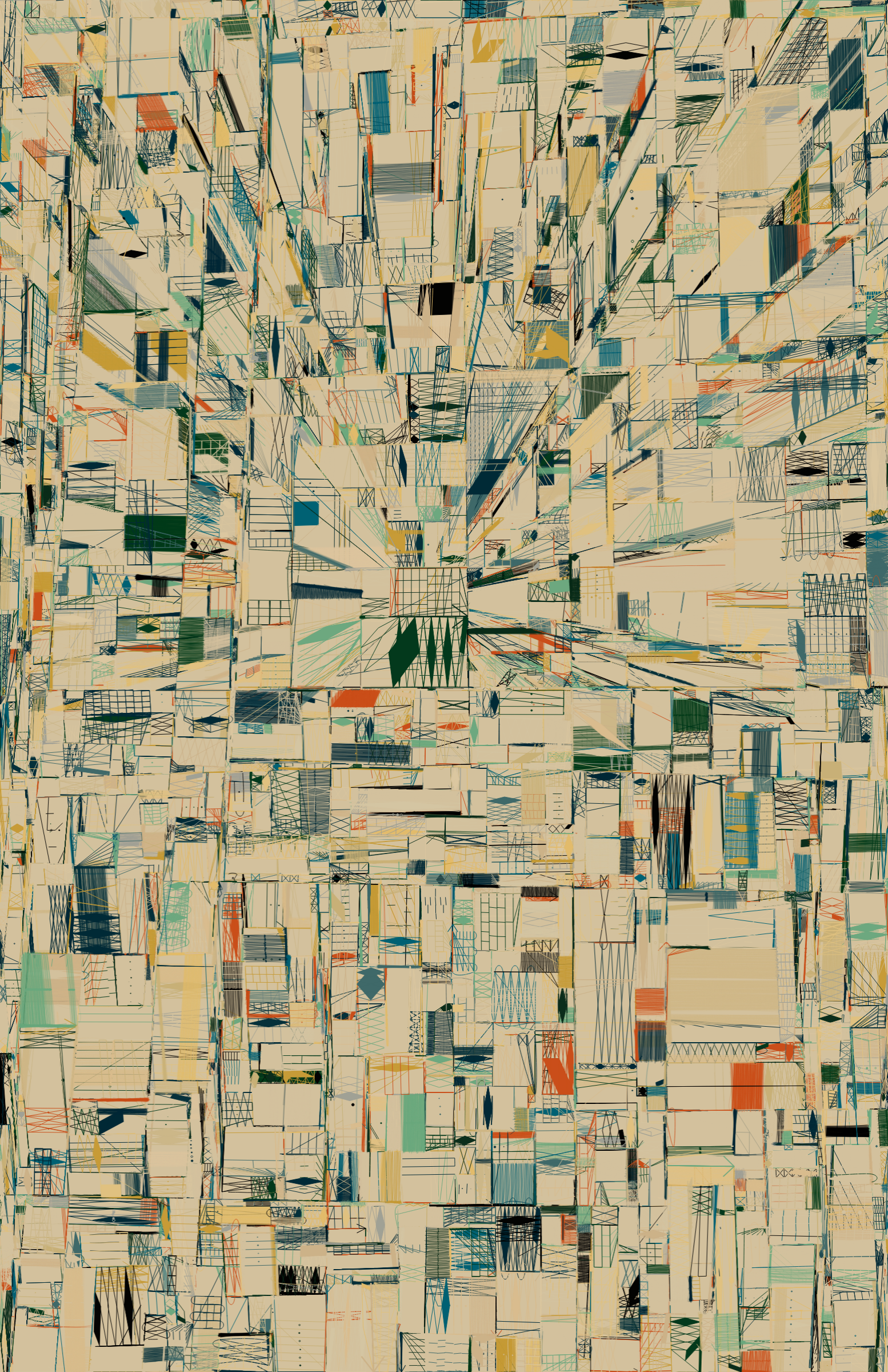 Art Blocks - Art Blocks v2 - 100 PRINT #8 - NFT # 310000008