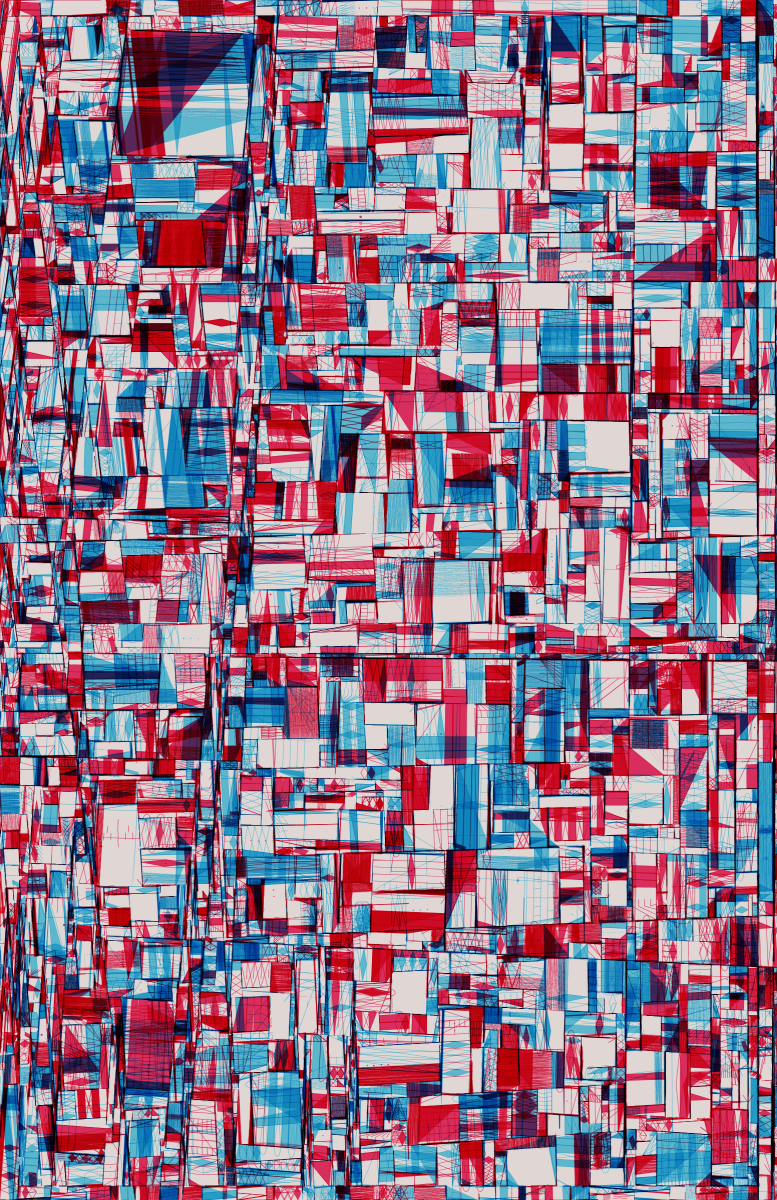 Art Blocks - Art Blocks v2 - 100 PRINT #11 - NFT # 310000011